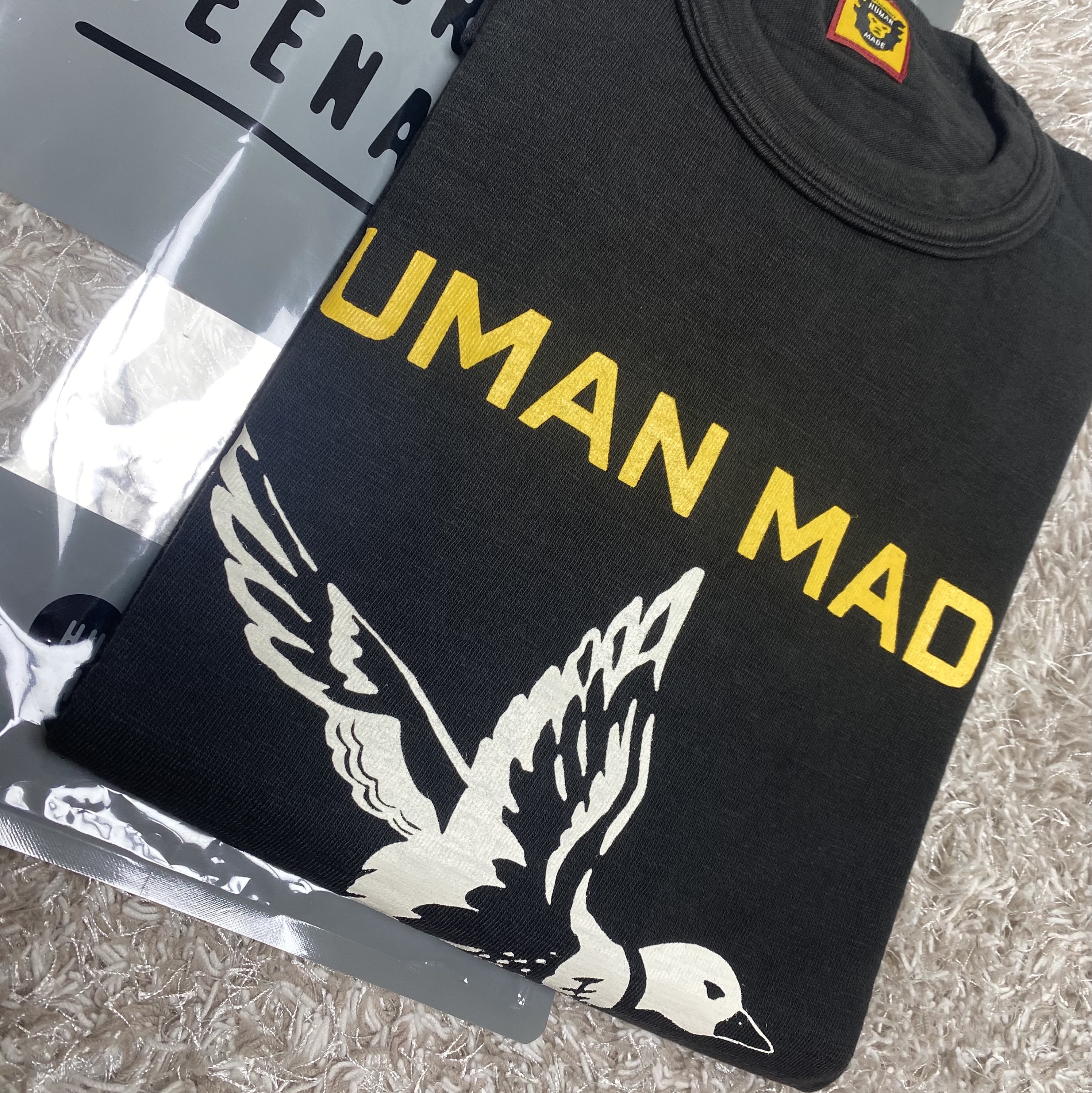 Human Made Graphic T-Shirt #19 Black 착용 스타일