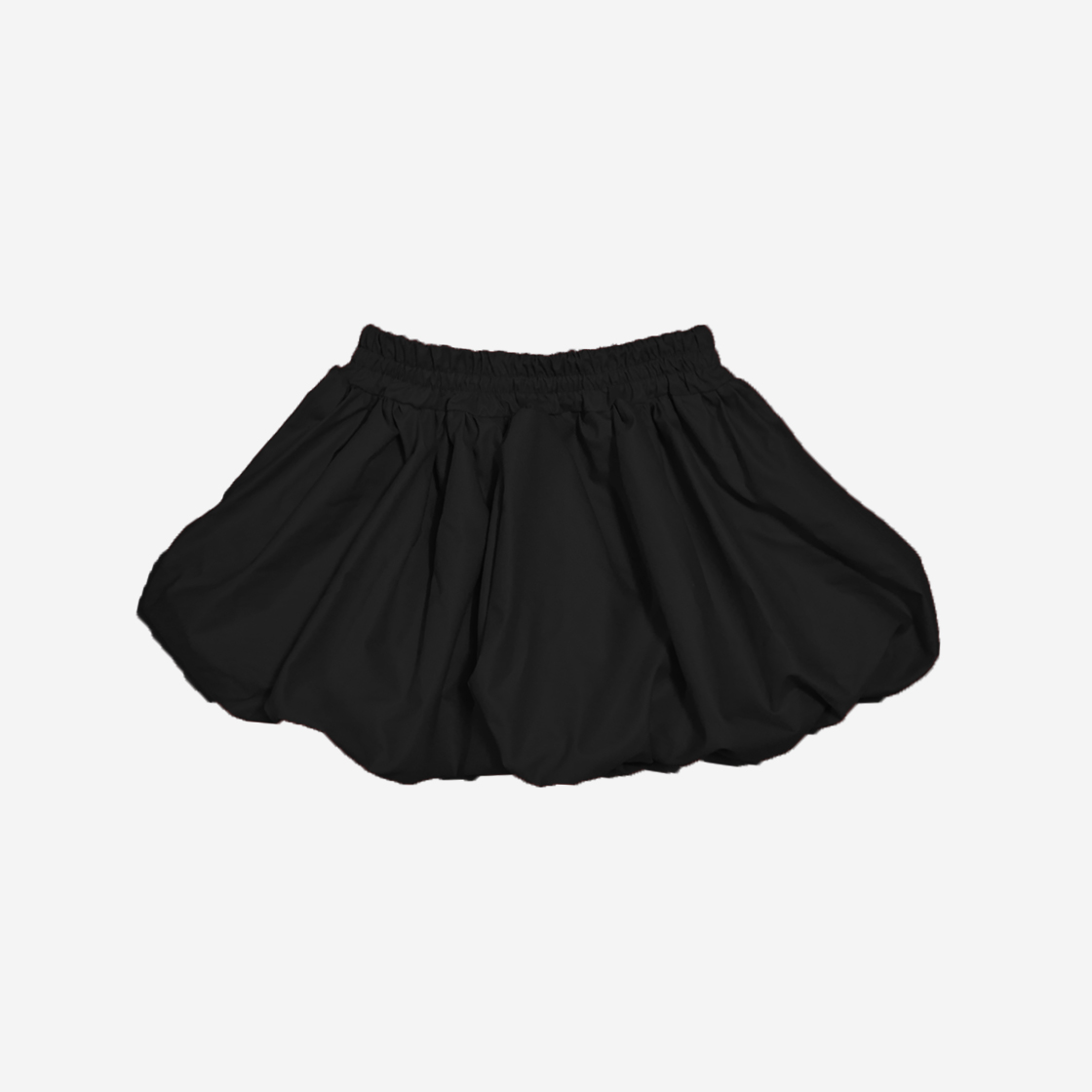 6117133 SIO Peach Skin Balloon Skirt Black