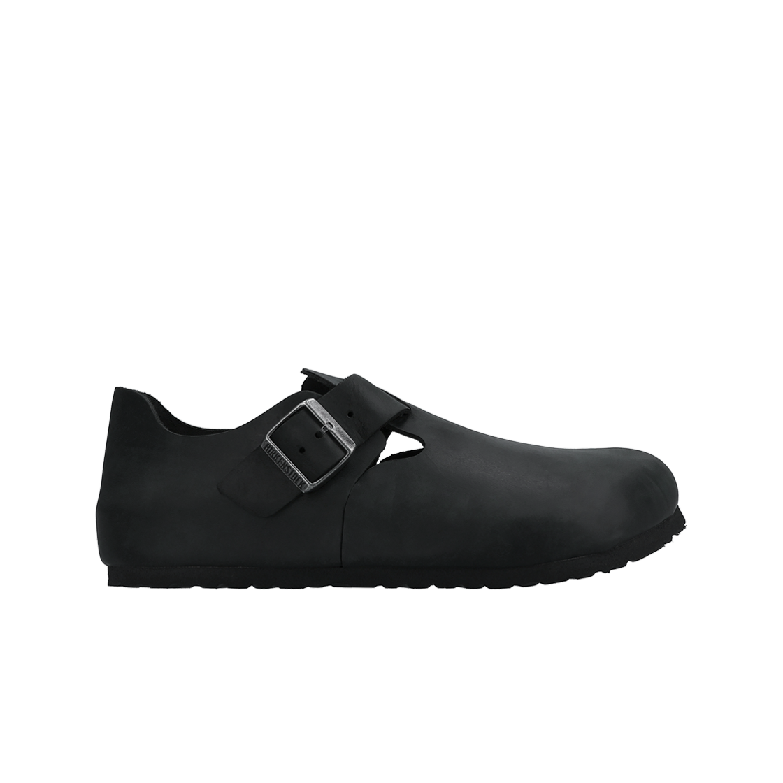 버켄스탁 런던 오일드 레더 블랙 레더 - 레귤러(Birkenstock London Oiled Leather Black - Regular)