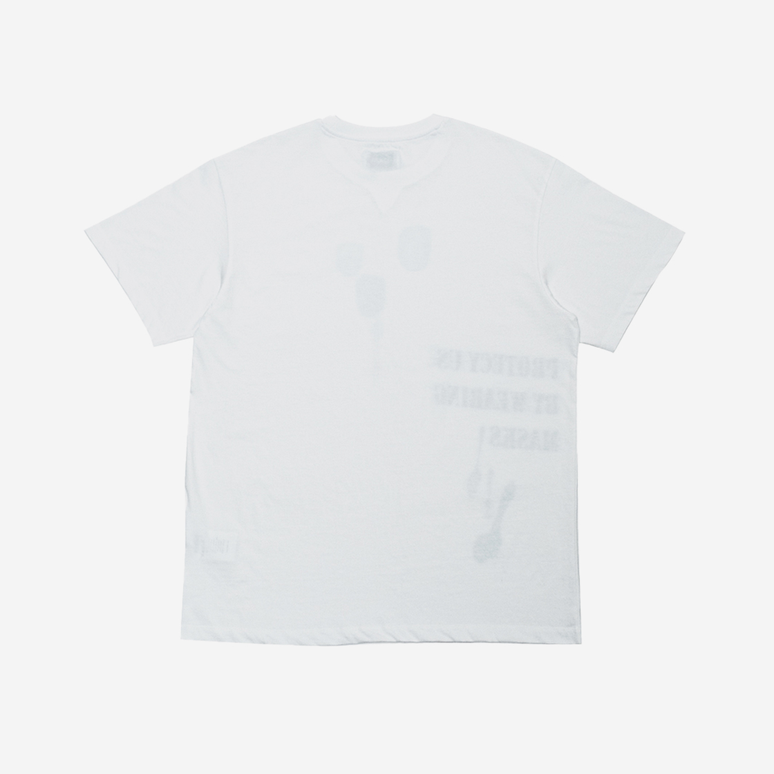 에크라손 P.U.B.W 마스크 티셔츠 화이트(Ecrzn P.U.B.W Masks T-Shirts White) - 2