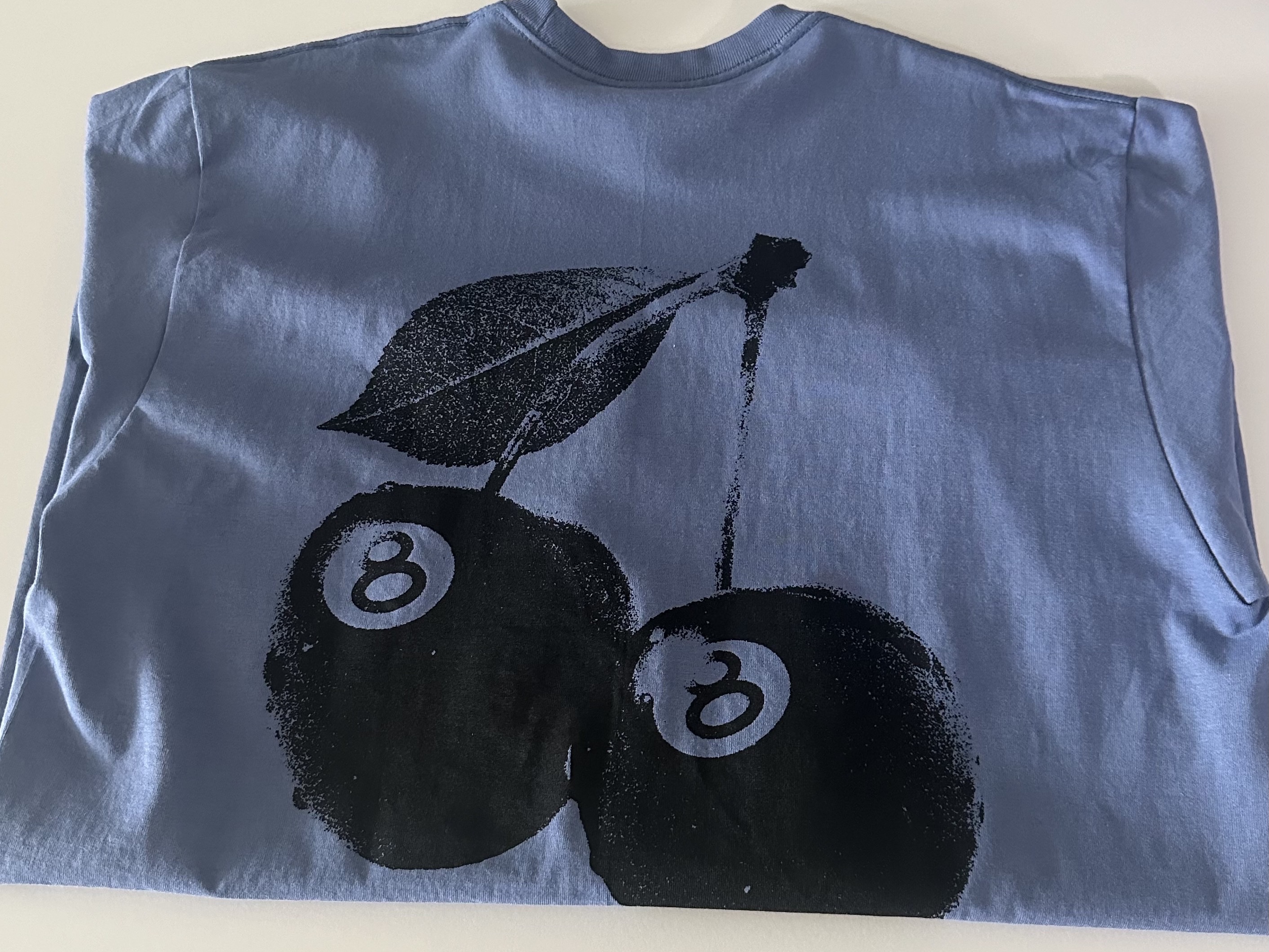 Stussy Cherries T-Shirt Storm 착용 스타일