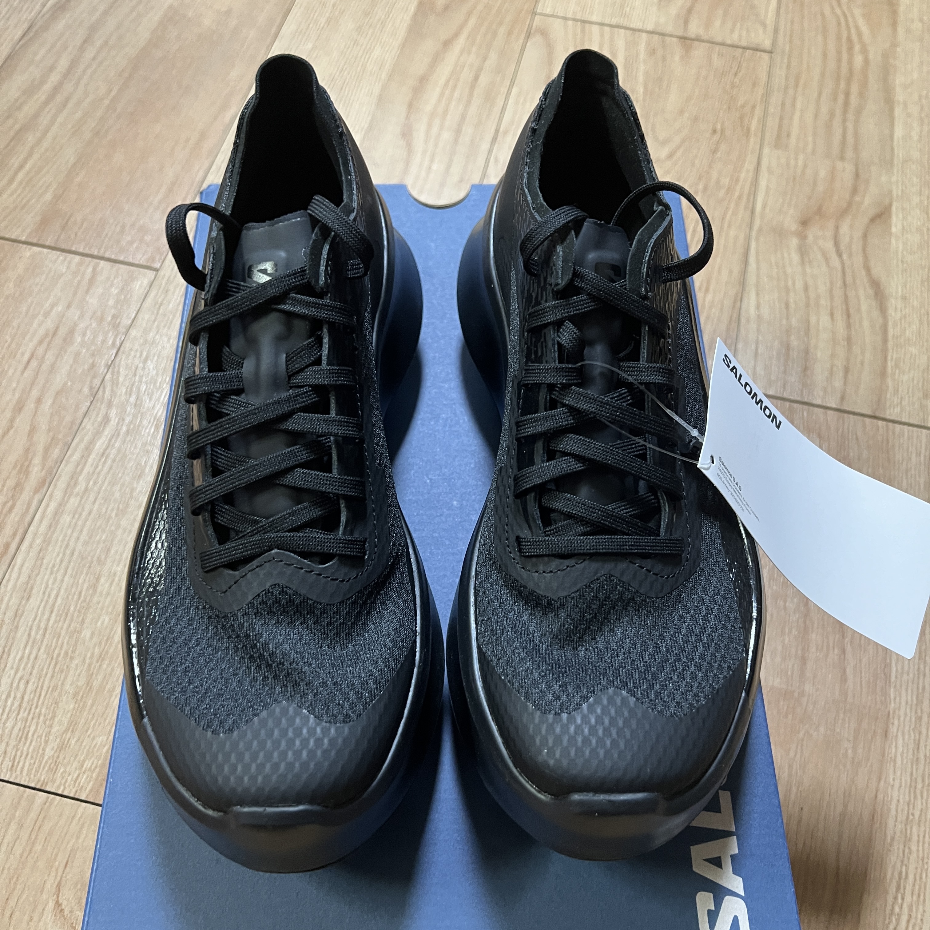 Salomon x Comme des Garcons Phantasm Platform Black 착용 스타일 - 2