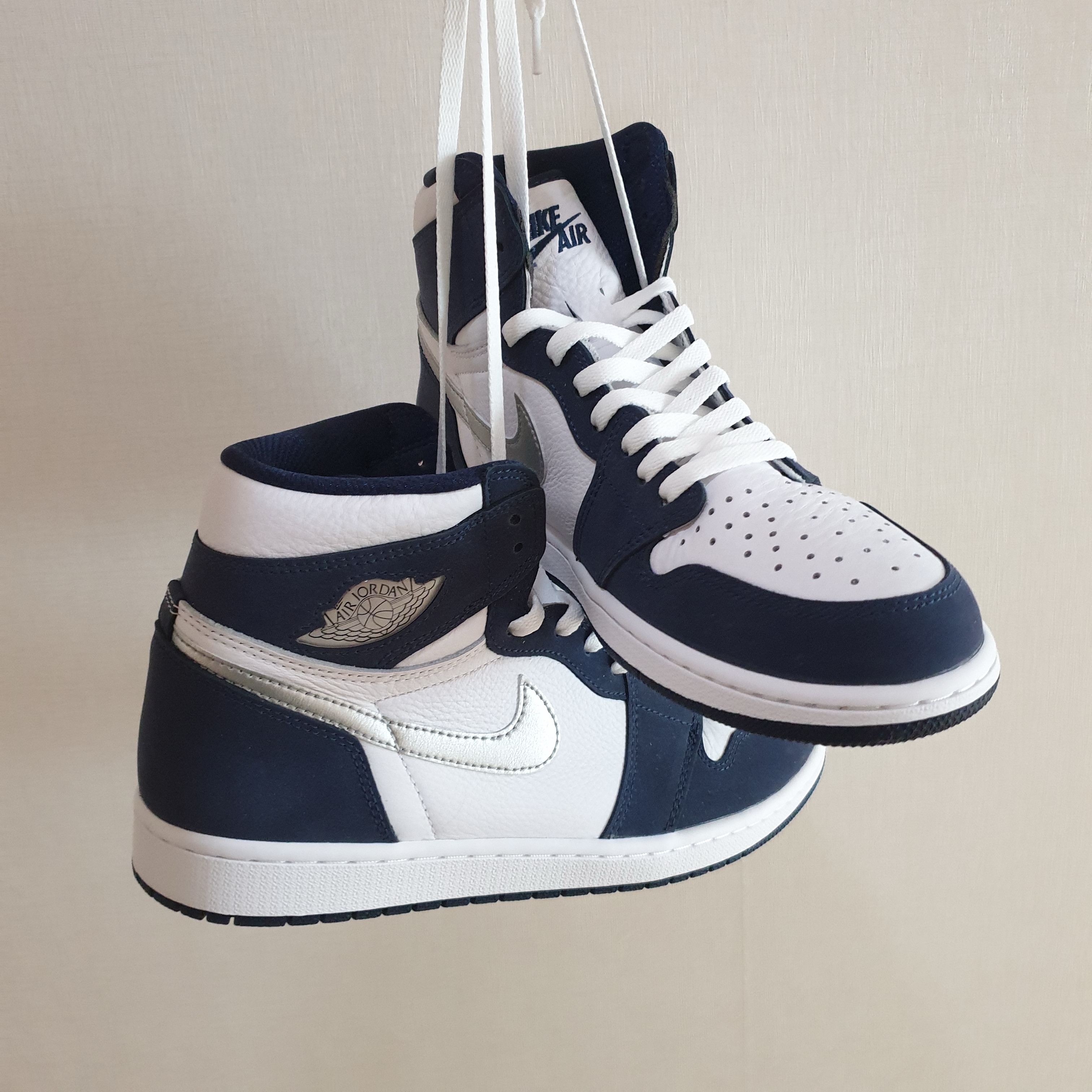 Jordan 1 Retro High OG CO.JP Midnight Navy 착용 스타일