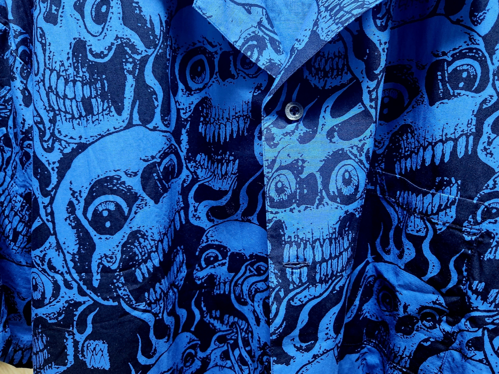 Neighborhood x Babylon Hawaiian Shirt S/S Blue 착용 스타일
