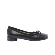 (W) MM6 Maison Margiela Anatomic Ballet Flat Black