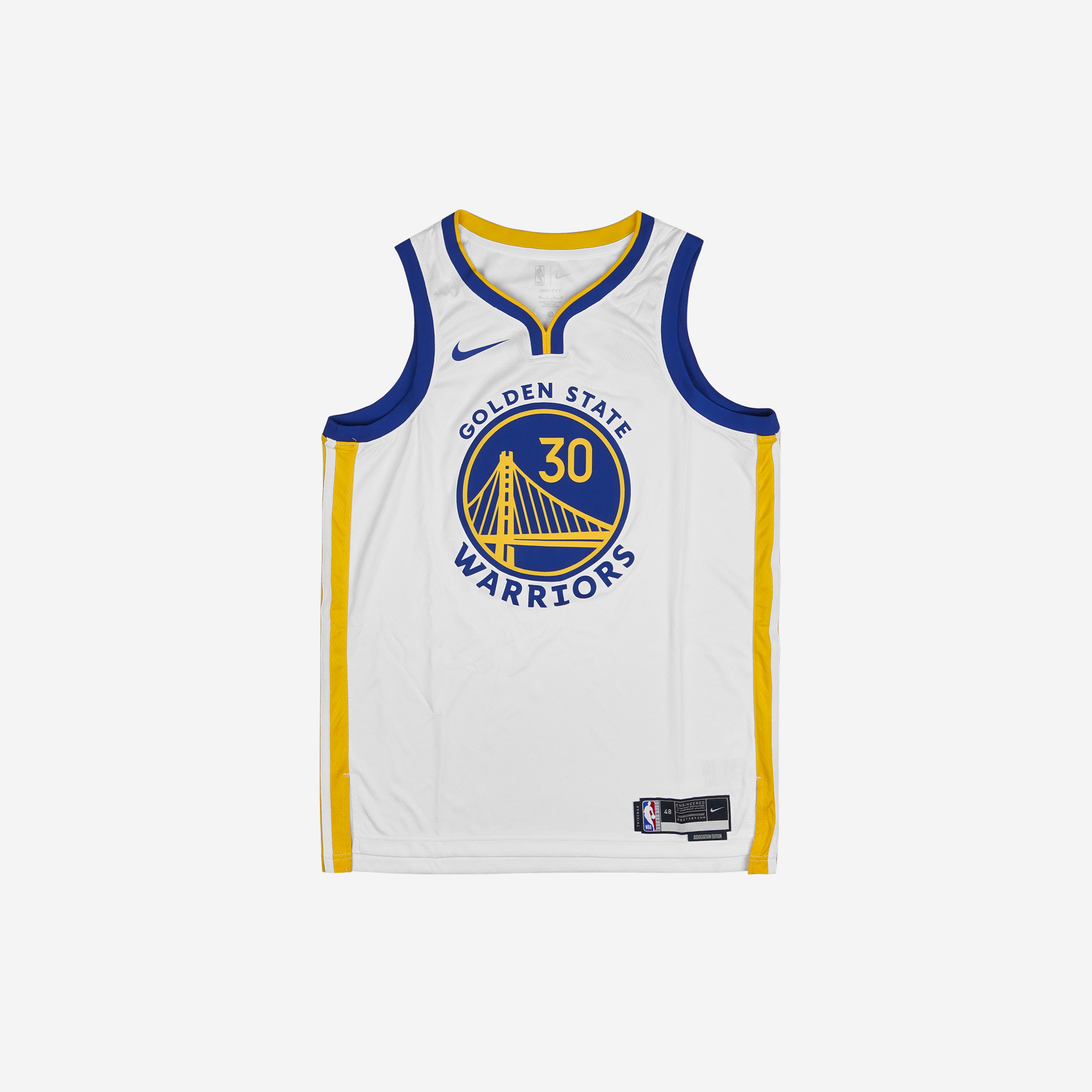 Nike Stephen Curry Golden State Warriors Association Edition 2022/23 NBA Swingman Jersey White
