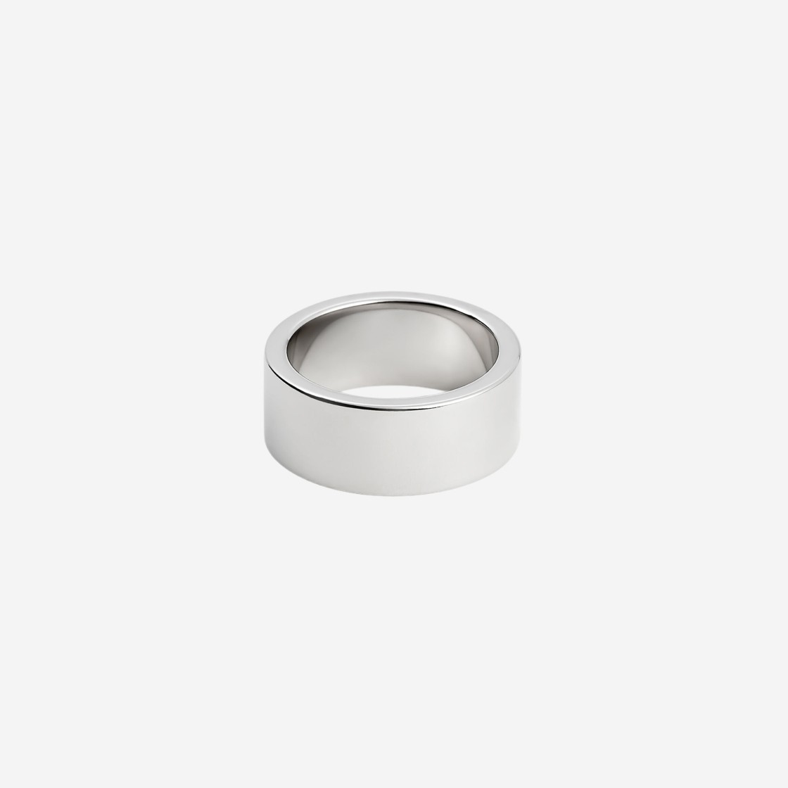 (W) MM6 Maison Margiela Minimal Logo Ring Palladium 상세 이미지 2