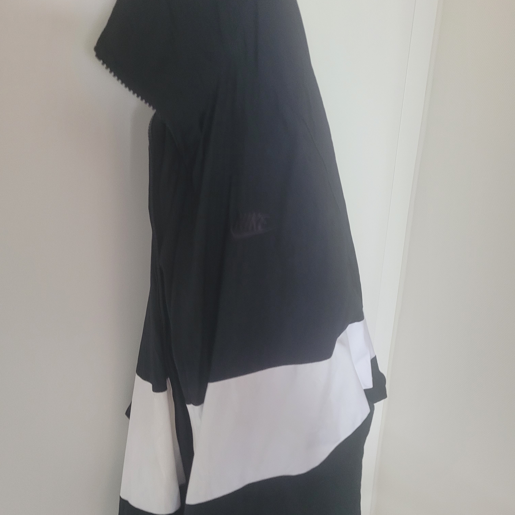 Nike NSW Big Swoosh Woven Jacket Black - Asia 착용 스타일 - 1