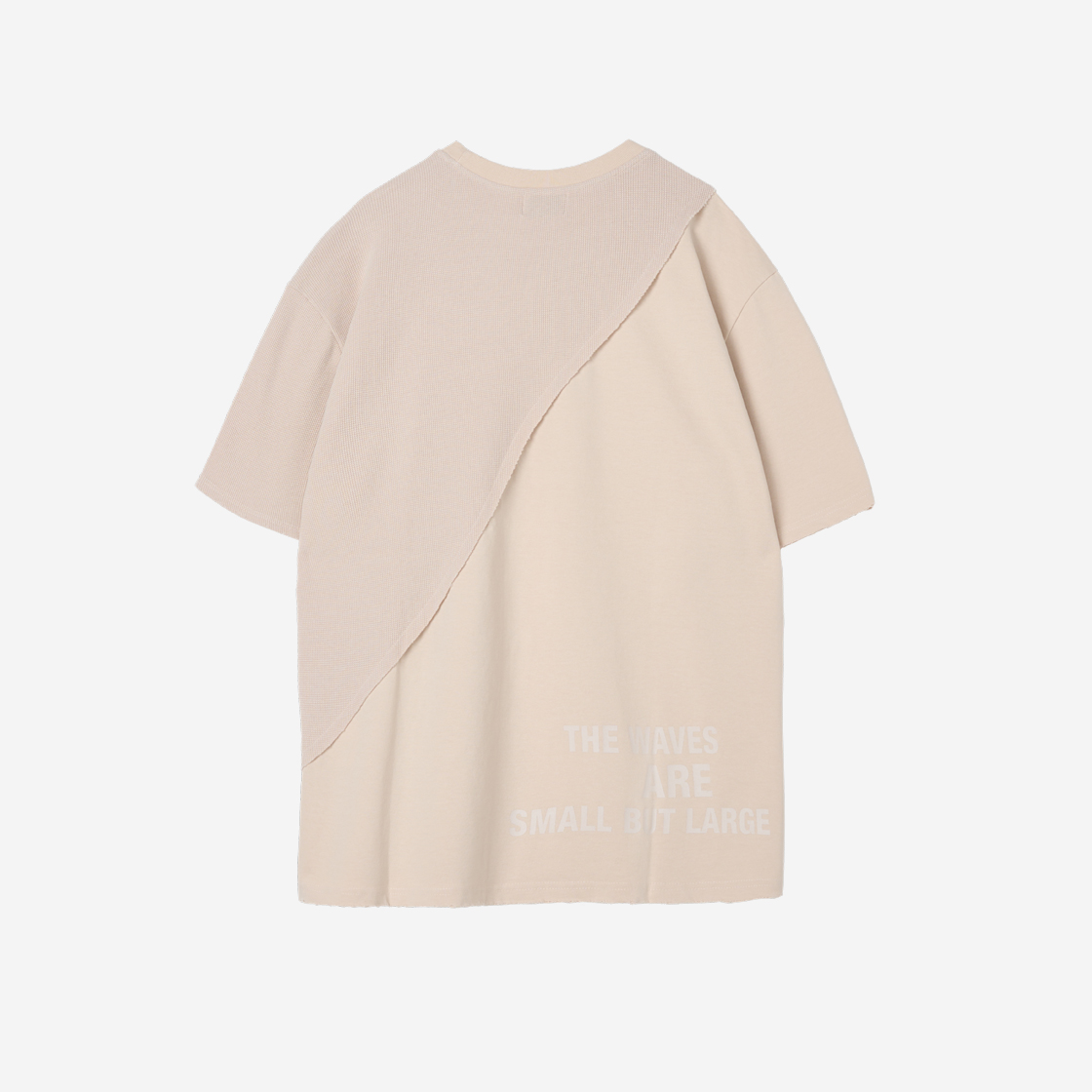 에크라손 오버핏 배색티셔츠 베이지(Ecrzn Incision Over Fit T-Shirts Beige) - 2
