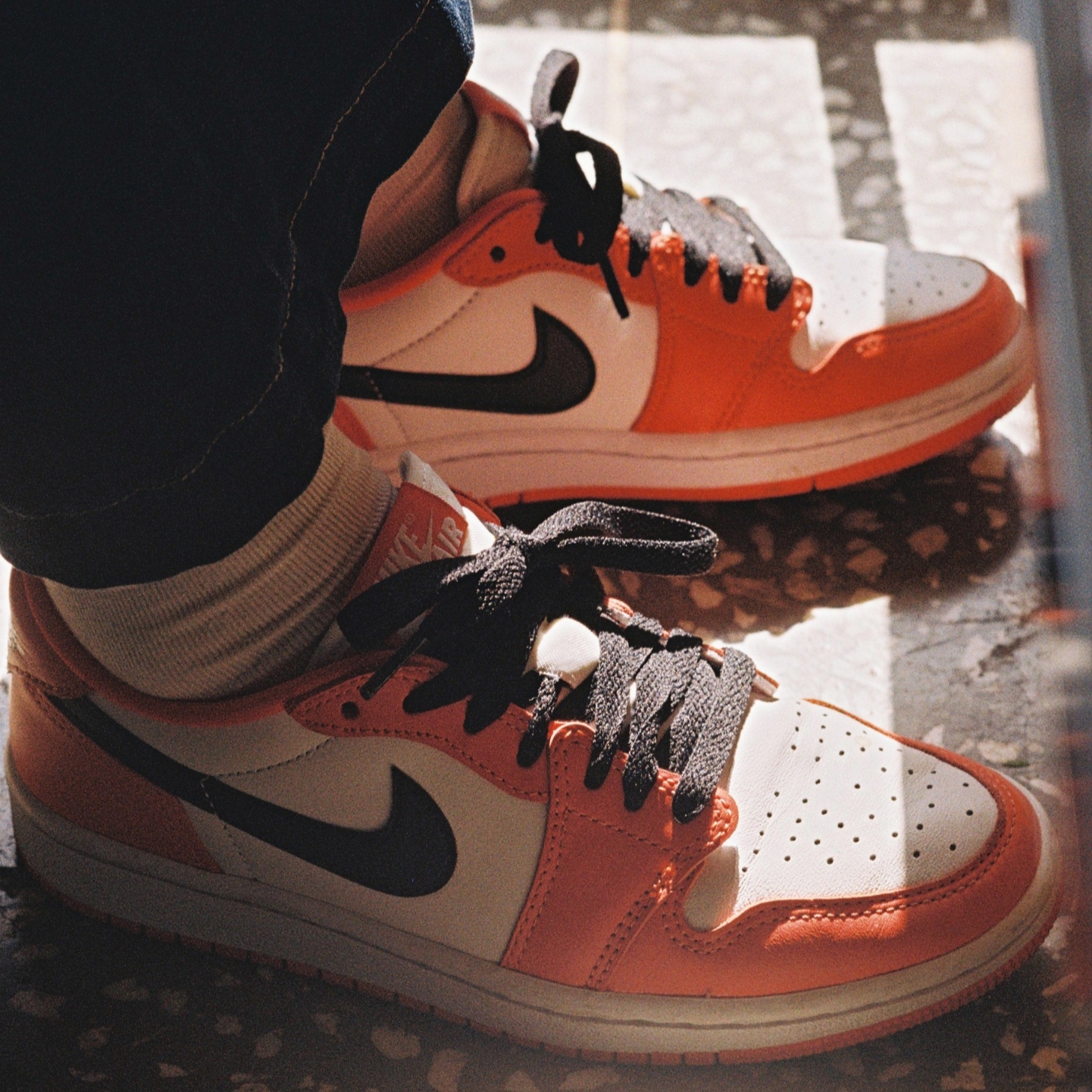 (GS) Jordan 1 Low OG Starfish 착용 스타일