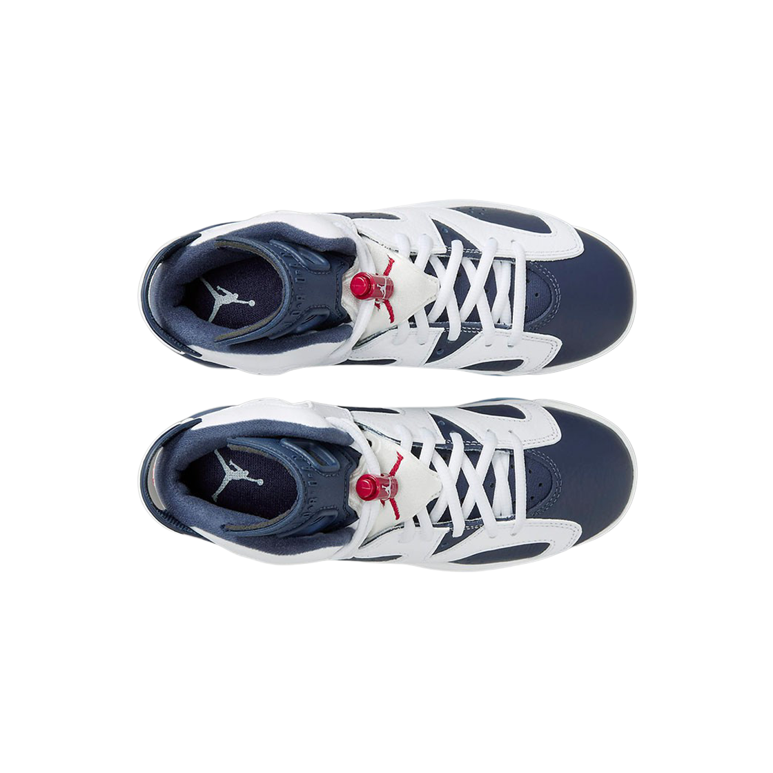 (GS) 조던 6 레트로 화이트 앤 미드나잇 네이비((GS) Jordan 6 Retro White and Midnight Navy) - 3