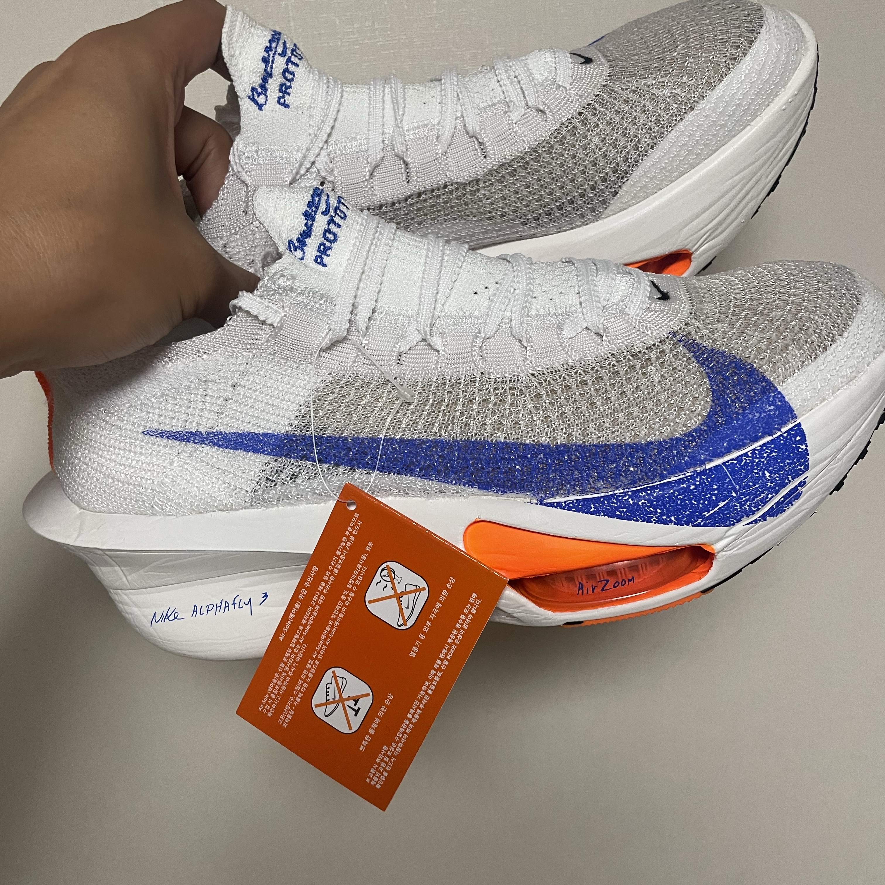 Nike Air Zoom Alphafly Next% 3 Blueprint 착용 스타일 - 4