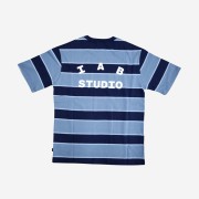 IAB Studio Striped T-Shirt Blue White