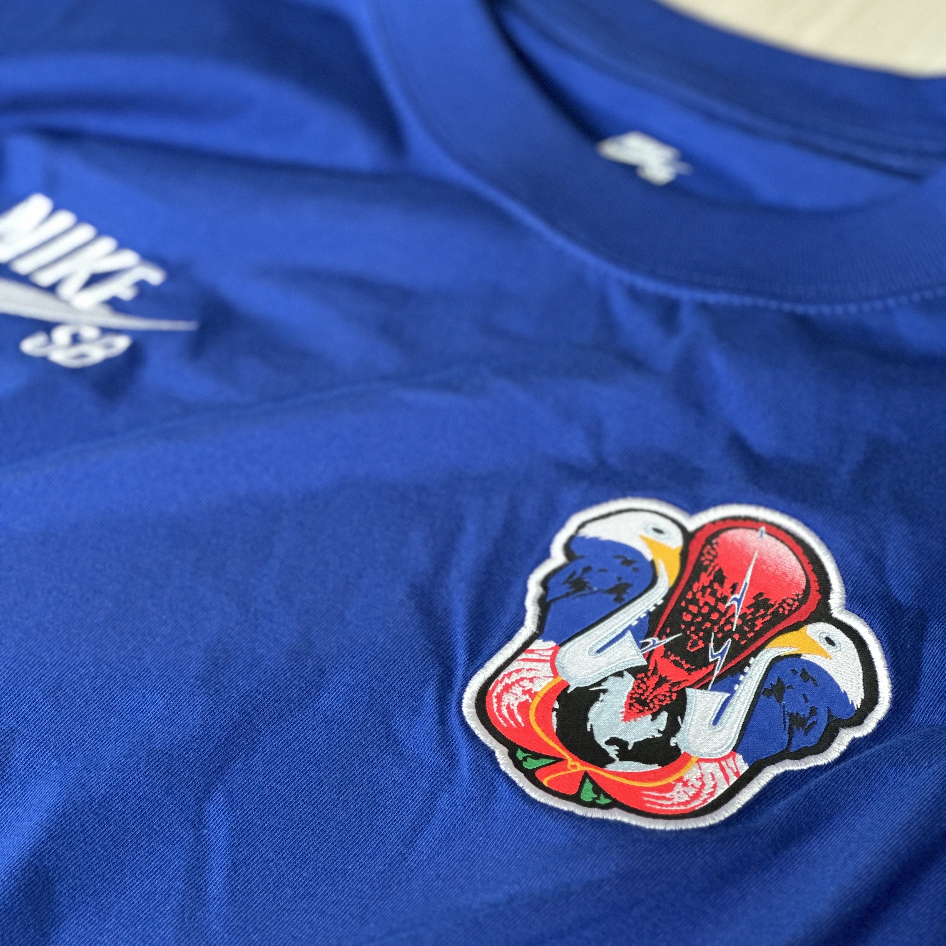 Nike SB Team USA T-Shirt Old Royal 착용 스타일