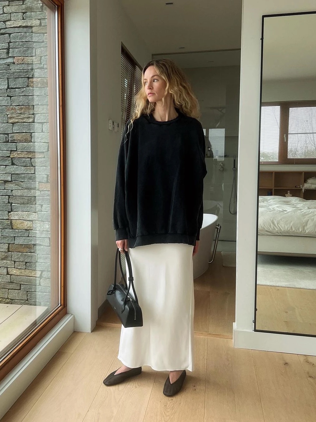 The Garment x Giaborghini Women Grete Mesh Black 착용 스타일 - 6
