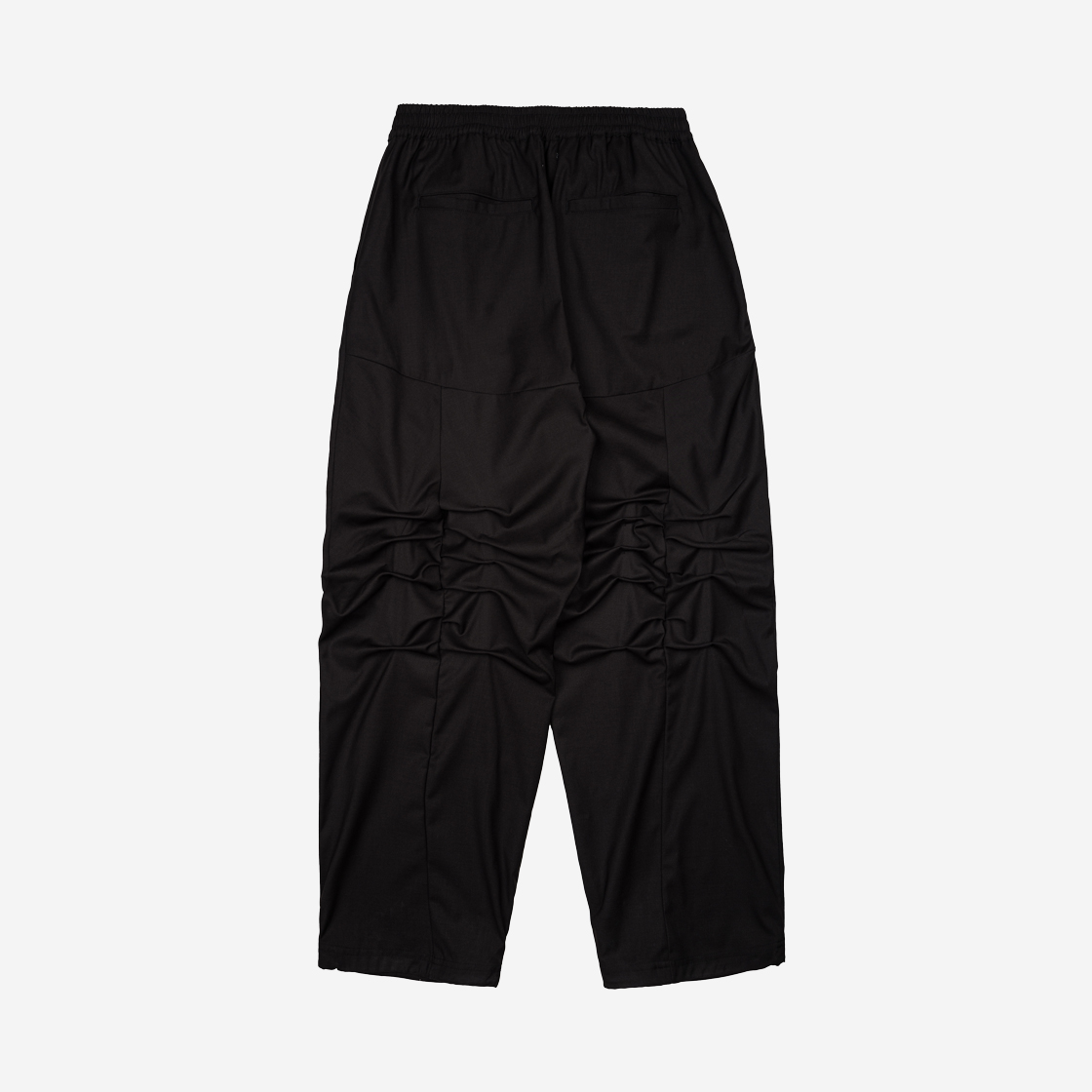 에크라손 캣턱슬렉스 블랙(Ecrzn Cat Tuck Slacks Black) - 2