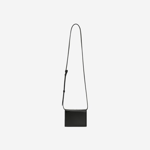 P0000EFO Kindersalmon Women Accordion Mini Leather Bag Black