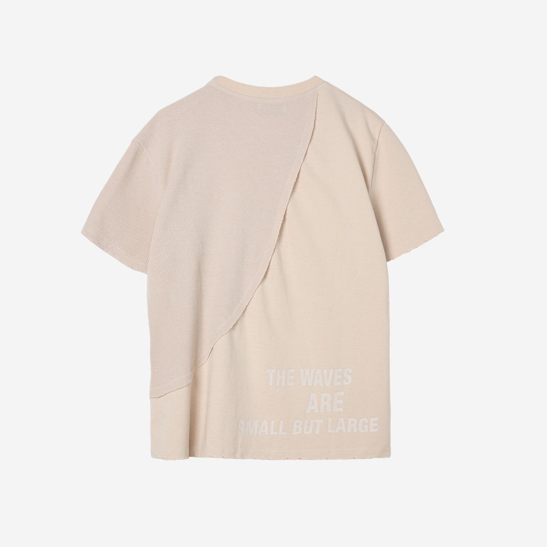 에크라손 슬림핏 배색티셔츠 베이지(Ecrzn Incision Slimfit T-Shirts Beige) - 2