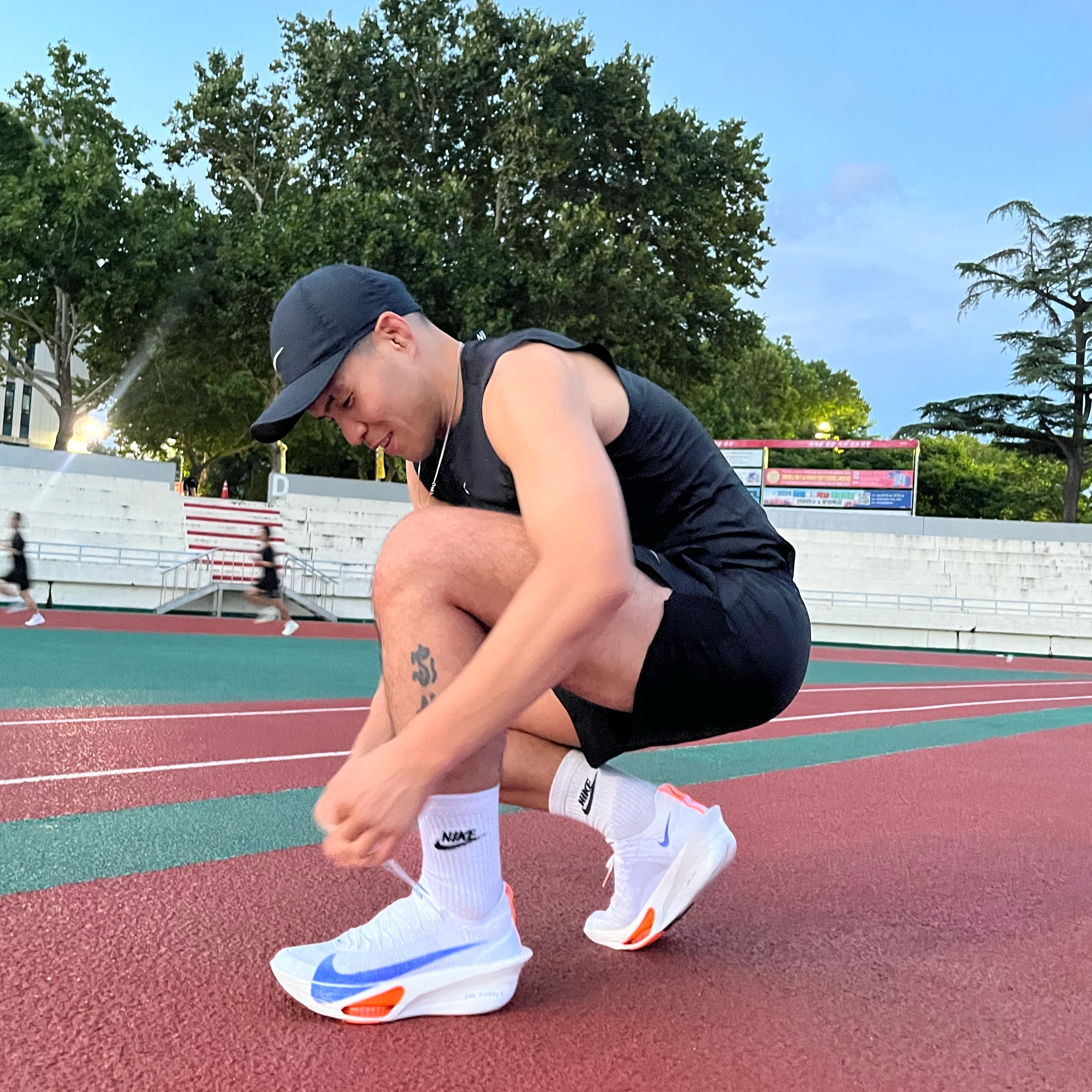 Nike Air Zoom Alphafly Next% 3 Blueprint 착용 스타일