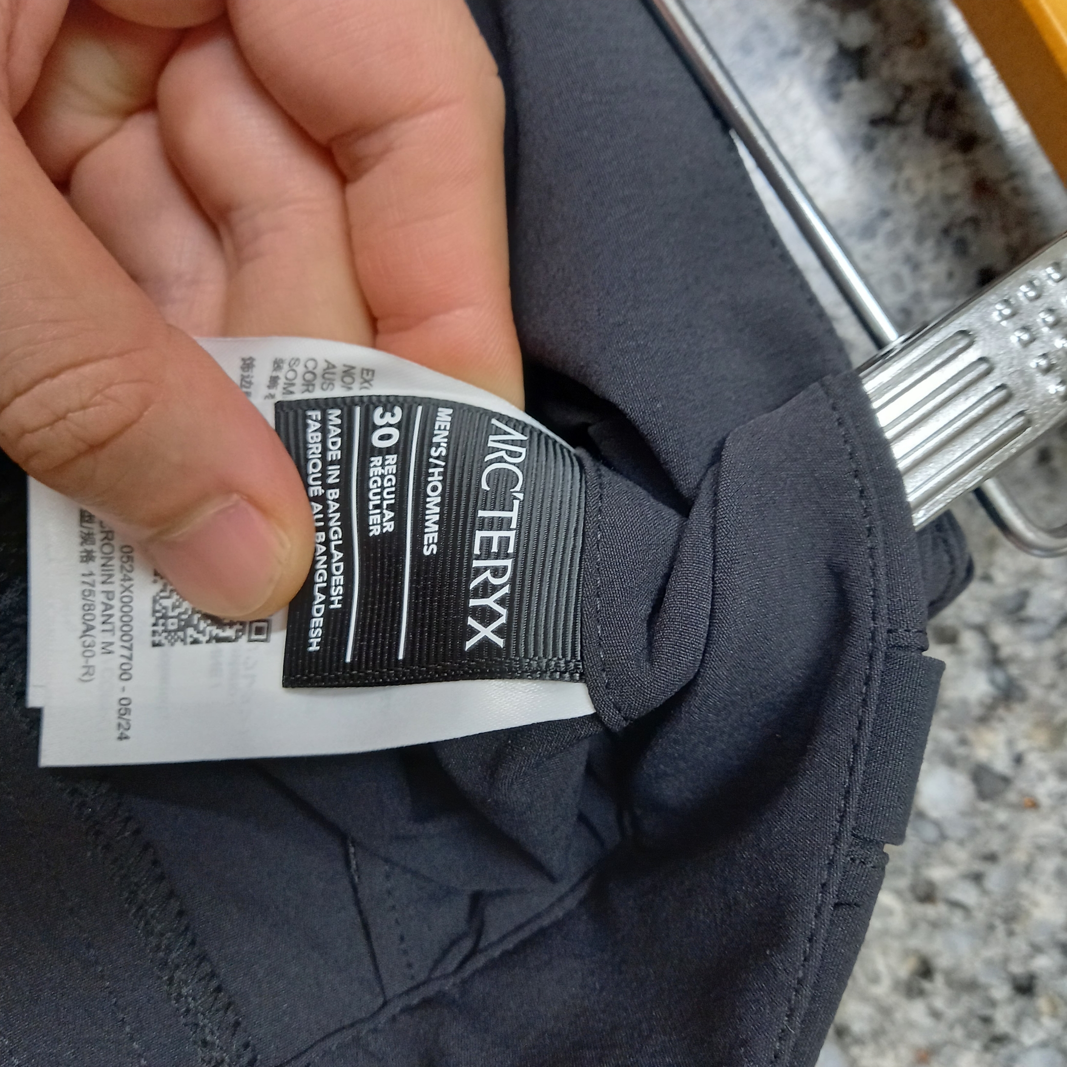 Arc'teryx Cronin Pants Black, Arc'teryx Cronin Pants Black 착용 스타일 - 7