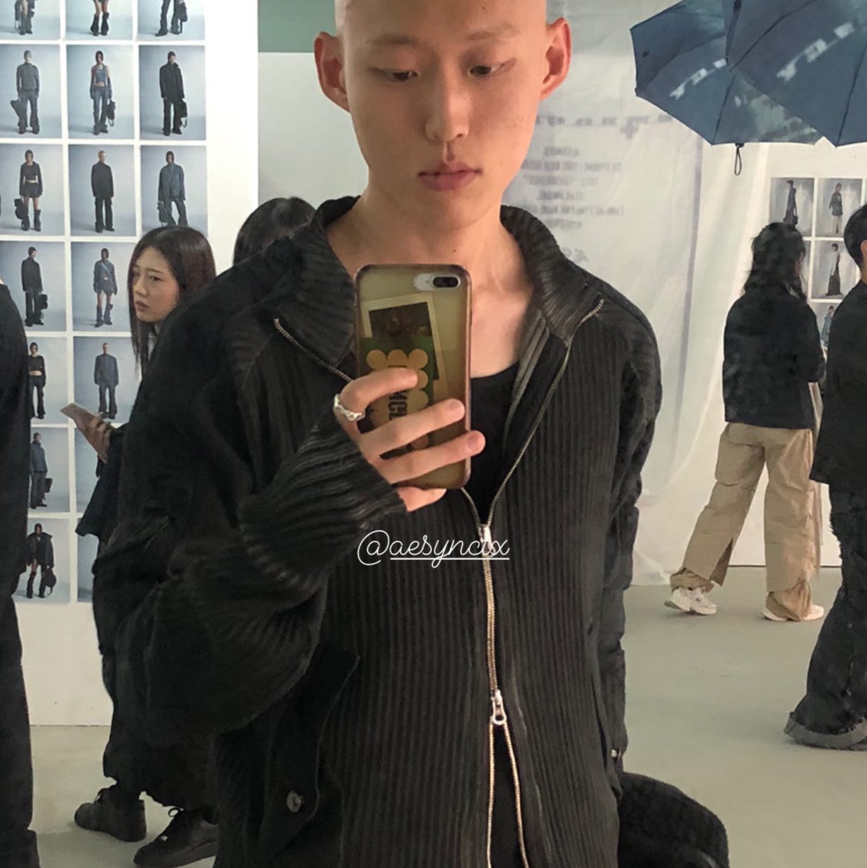 Ae Synctx C Blazer Jacket Cool Grey 착용 스타일