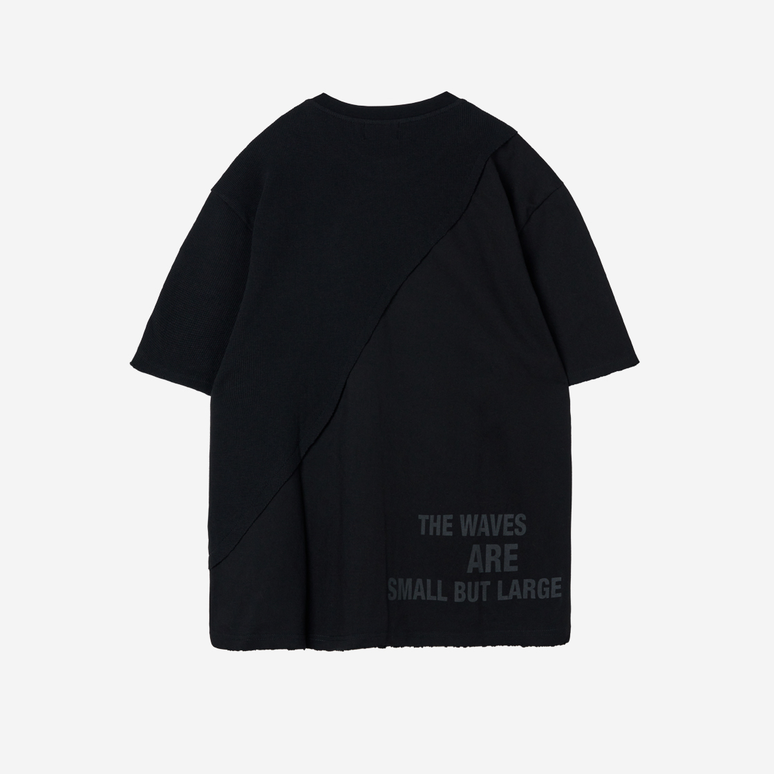 에크라손 오버핏 배색티셔츠 블랙(Ecrzn Incision Over Fit T-Shirts Black) - 2