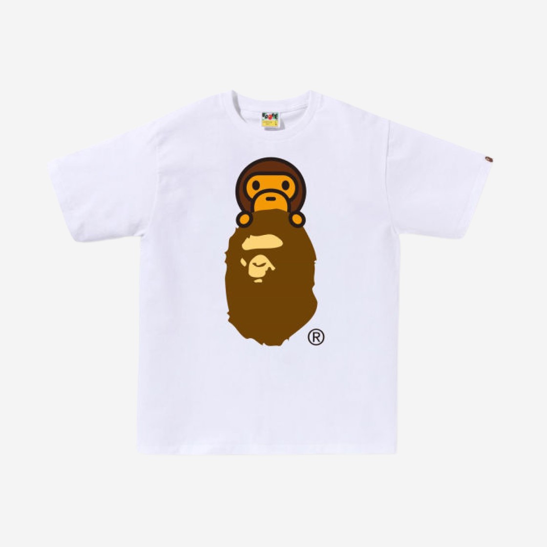 BAPE Milo on Ape Head T-Shirt White 상세 이미지 1