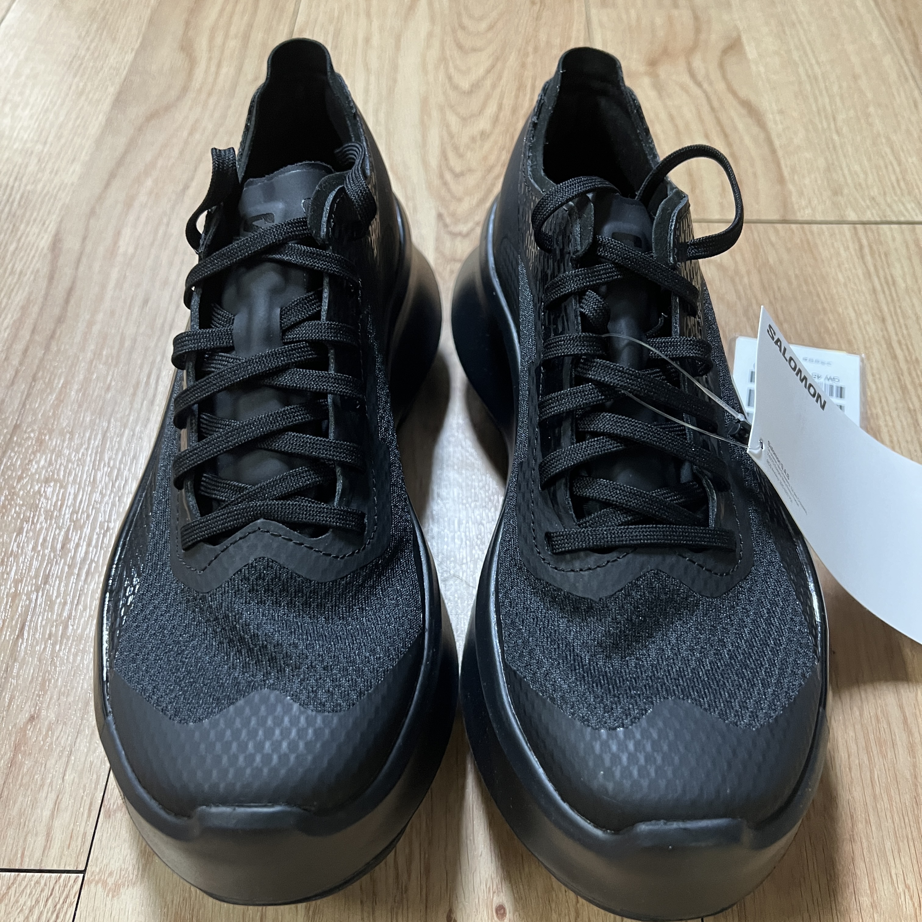 Salomon x Comme des Garcons Phantasm Platform Black 착용 스타일 - 4
