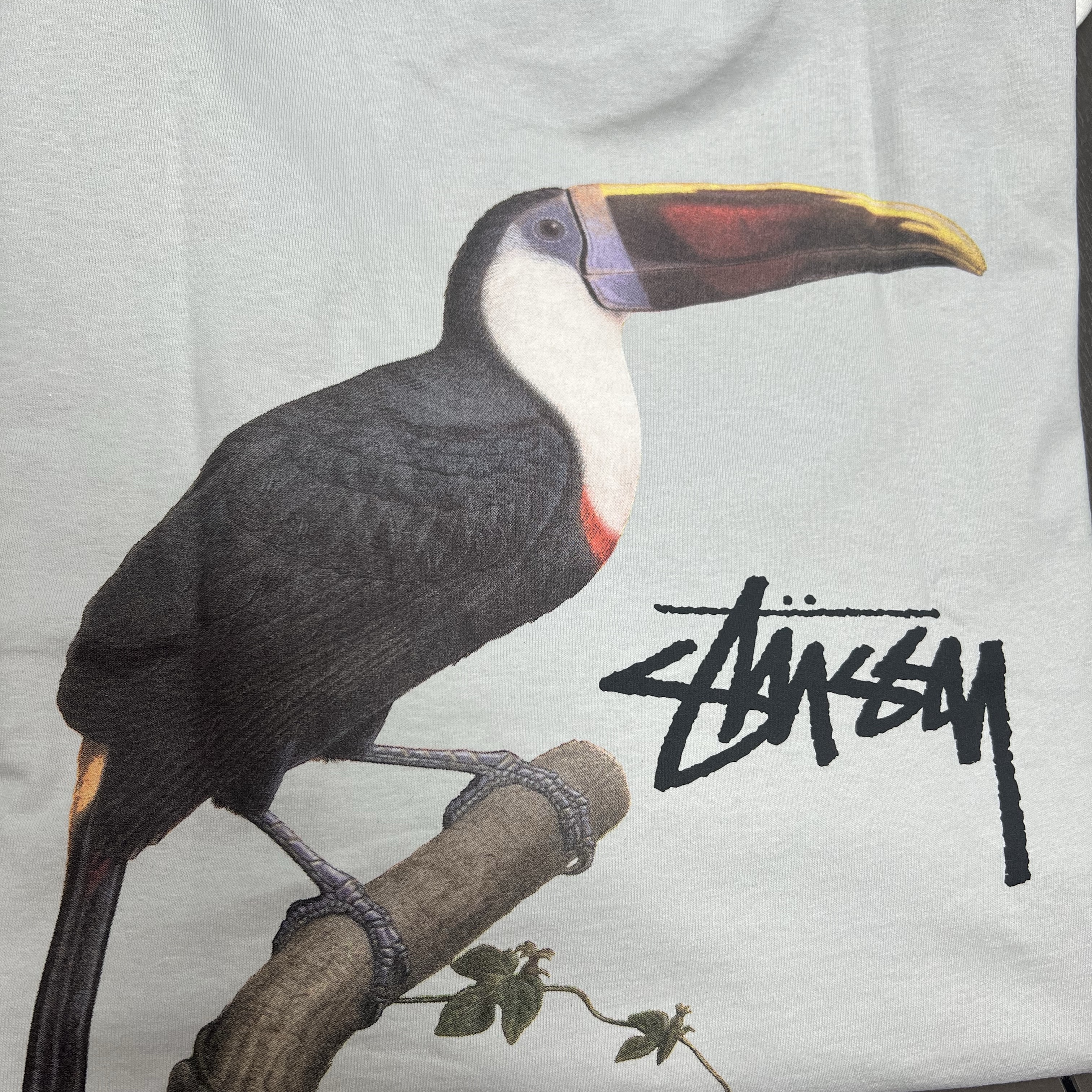 Stussy Toucan T-Shirt Fog 착용 스타일 - 2