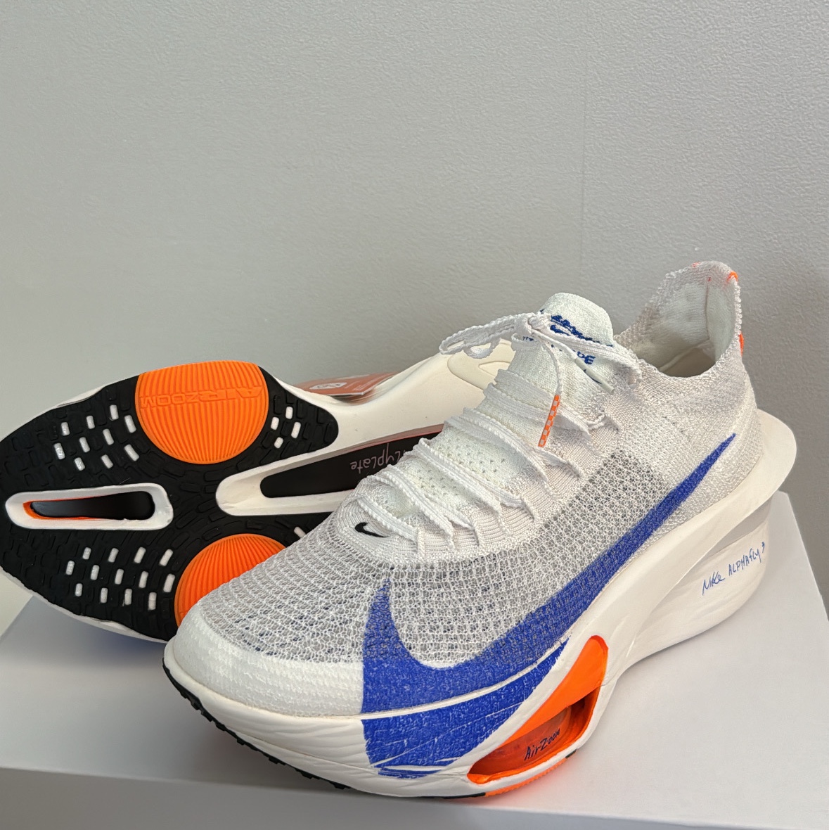 Nike Air Zoom Alphafly Next% 3 Blueprint 착용 스타일