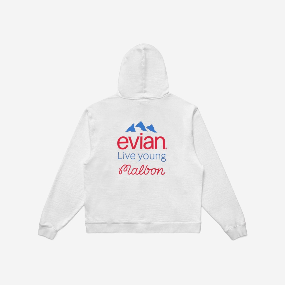 Malbon Golf x Evian French Terry Zip Up White 상세 이미지 1