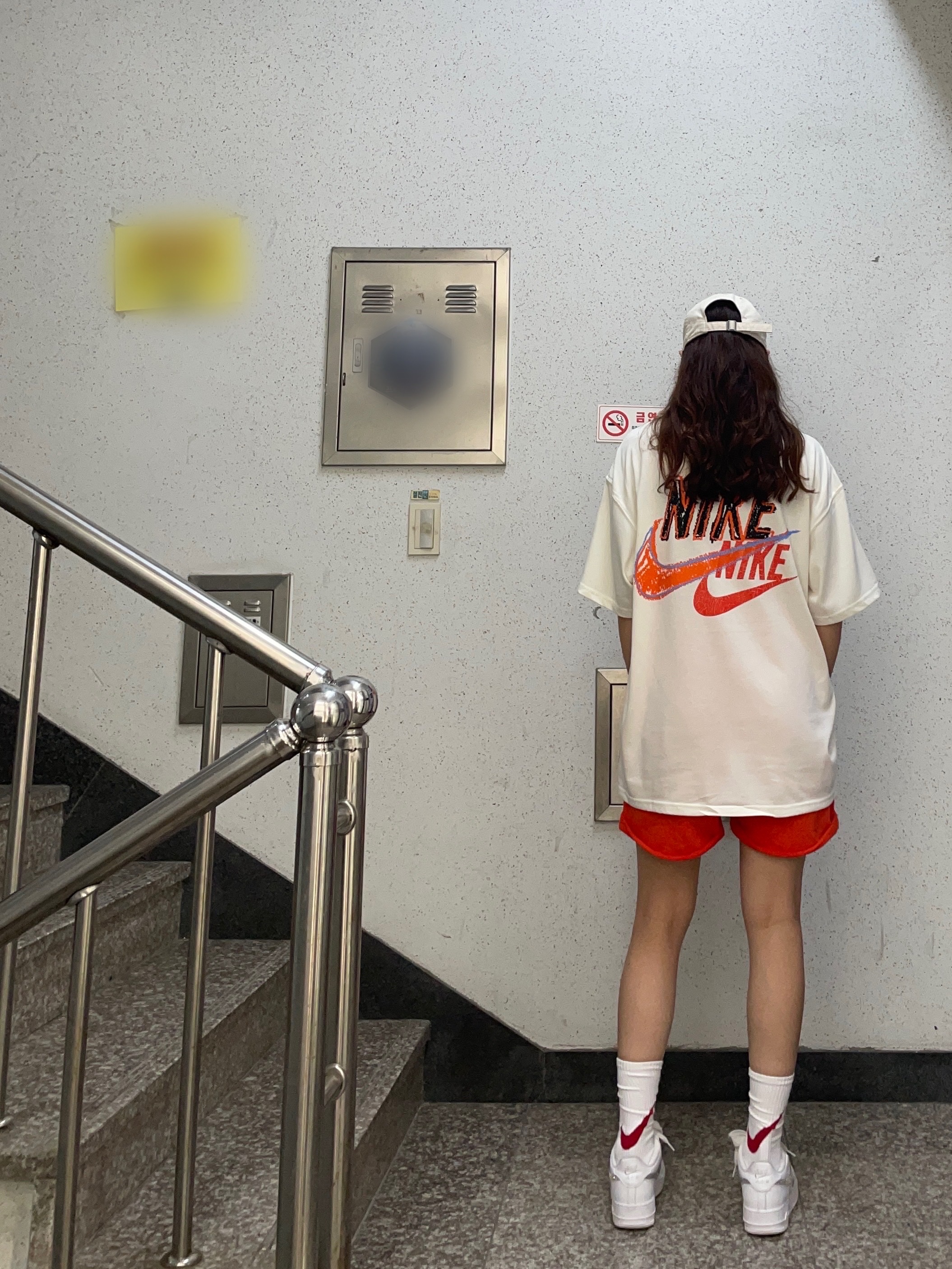 Nike M NRG Dunk '85 T-Shirt Sail - US/EU, Nike Heritage 86 Futura Washed Cap Light Bone 착용 스타일 - 2