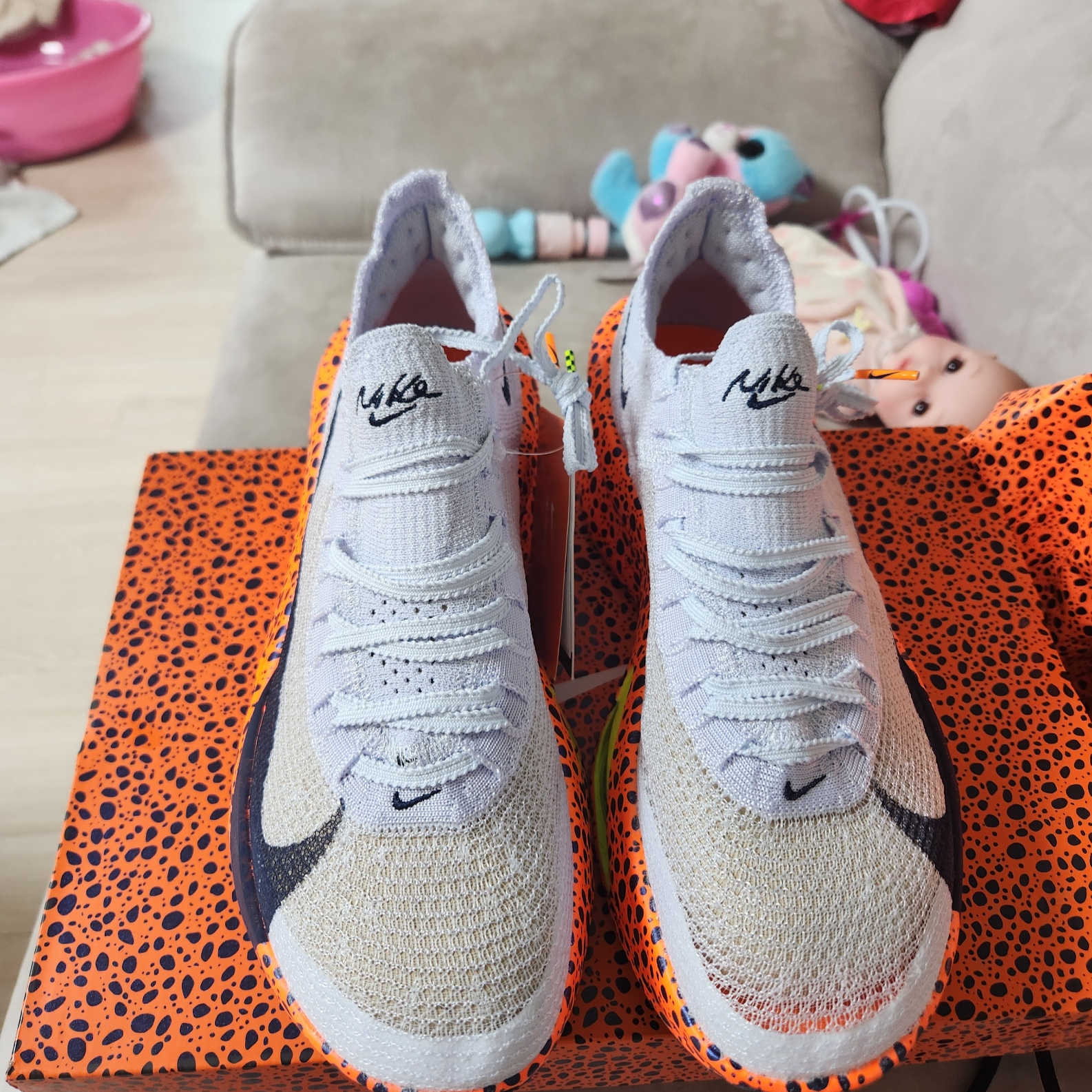 (W) Nike Air Zoom Alphafly Next% 3 Olympic Safari 착용 스타일 - 2