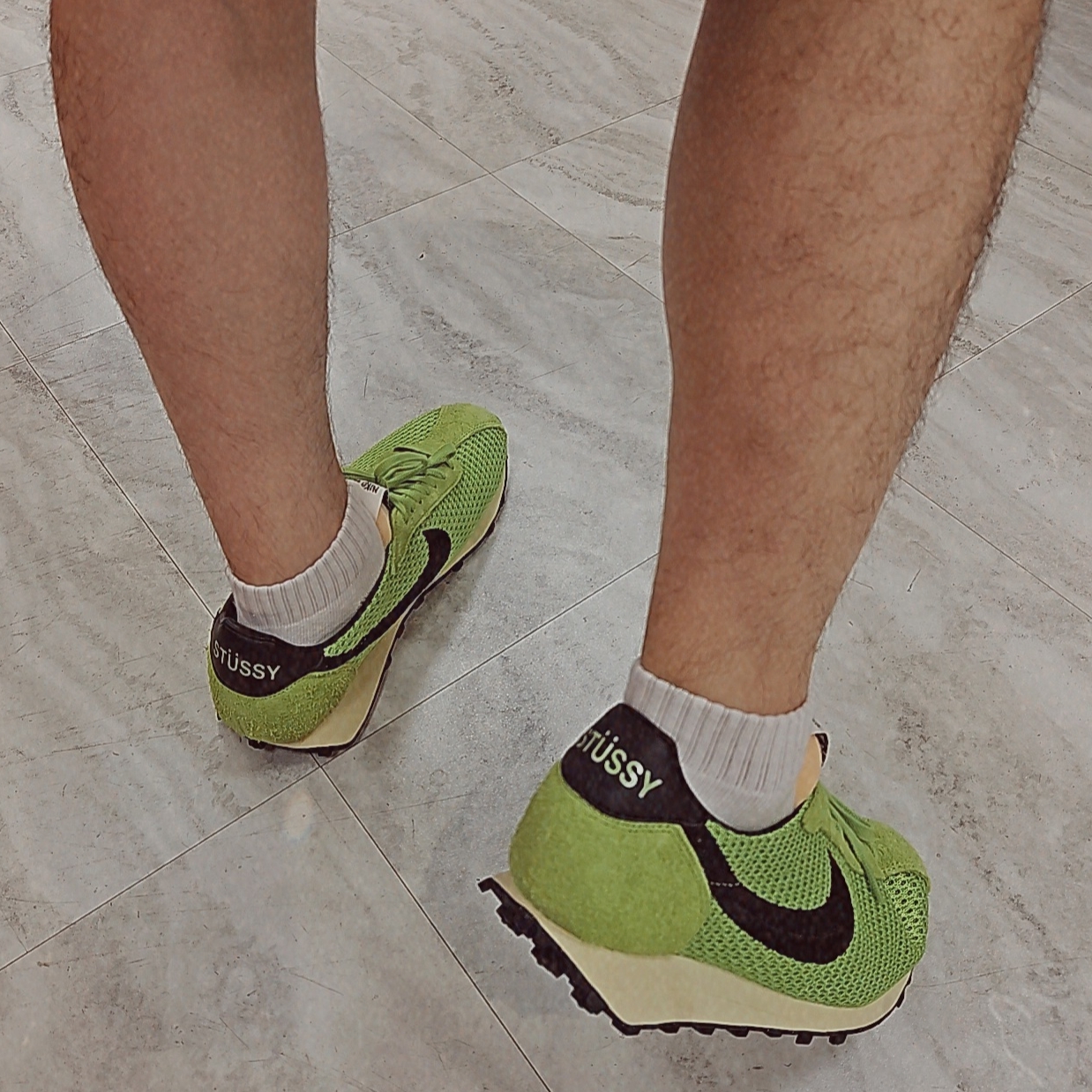 Nike x Stussy LD-1000 SP Action Green and Black 착용 스타일 - 3