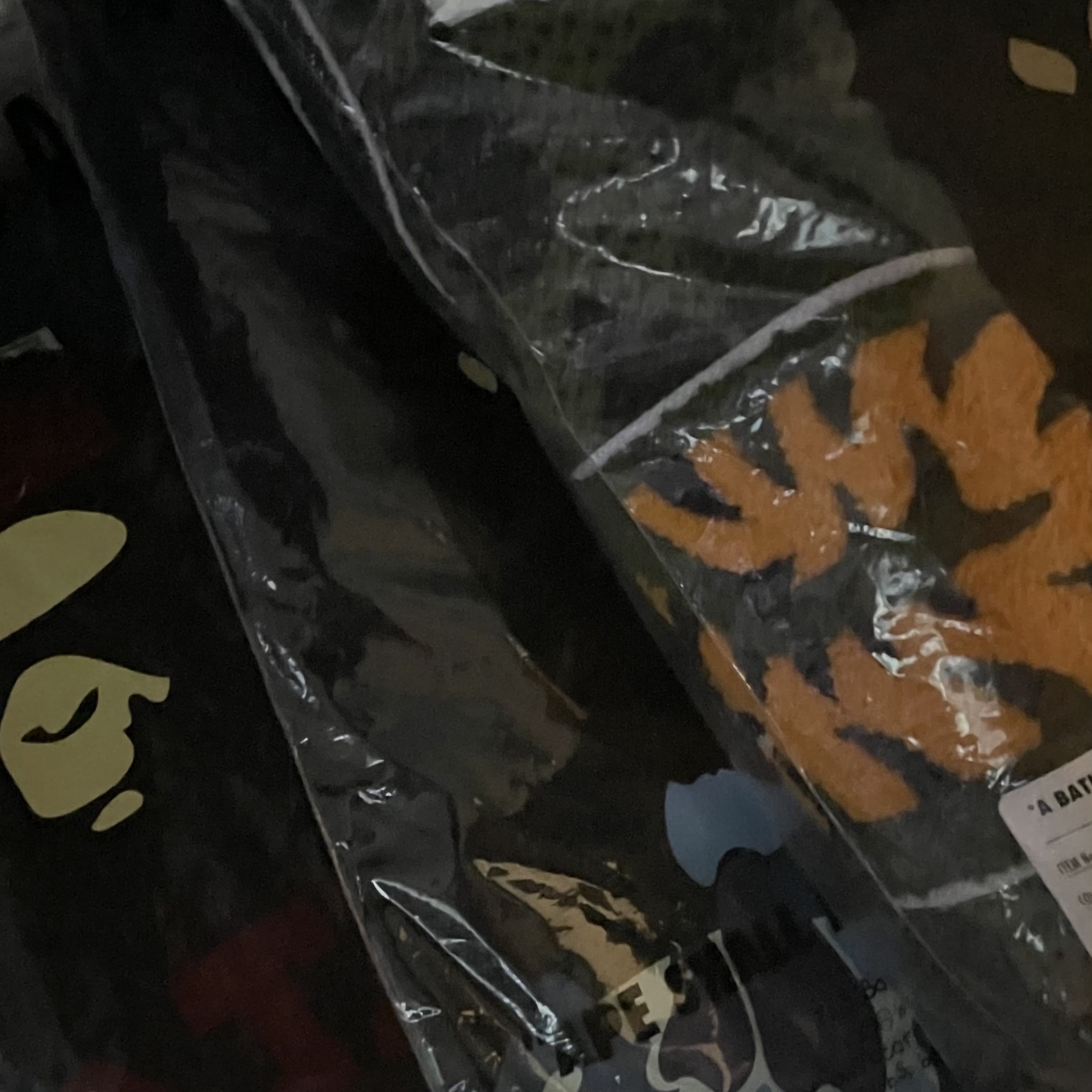 BAPE City Camo College T-Shirt Black Grey, BAPE ABC Camo Rebuild Big Ape Head T-shirt Black 착용 스타일