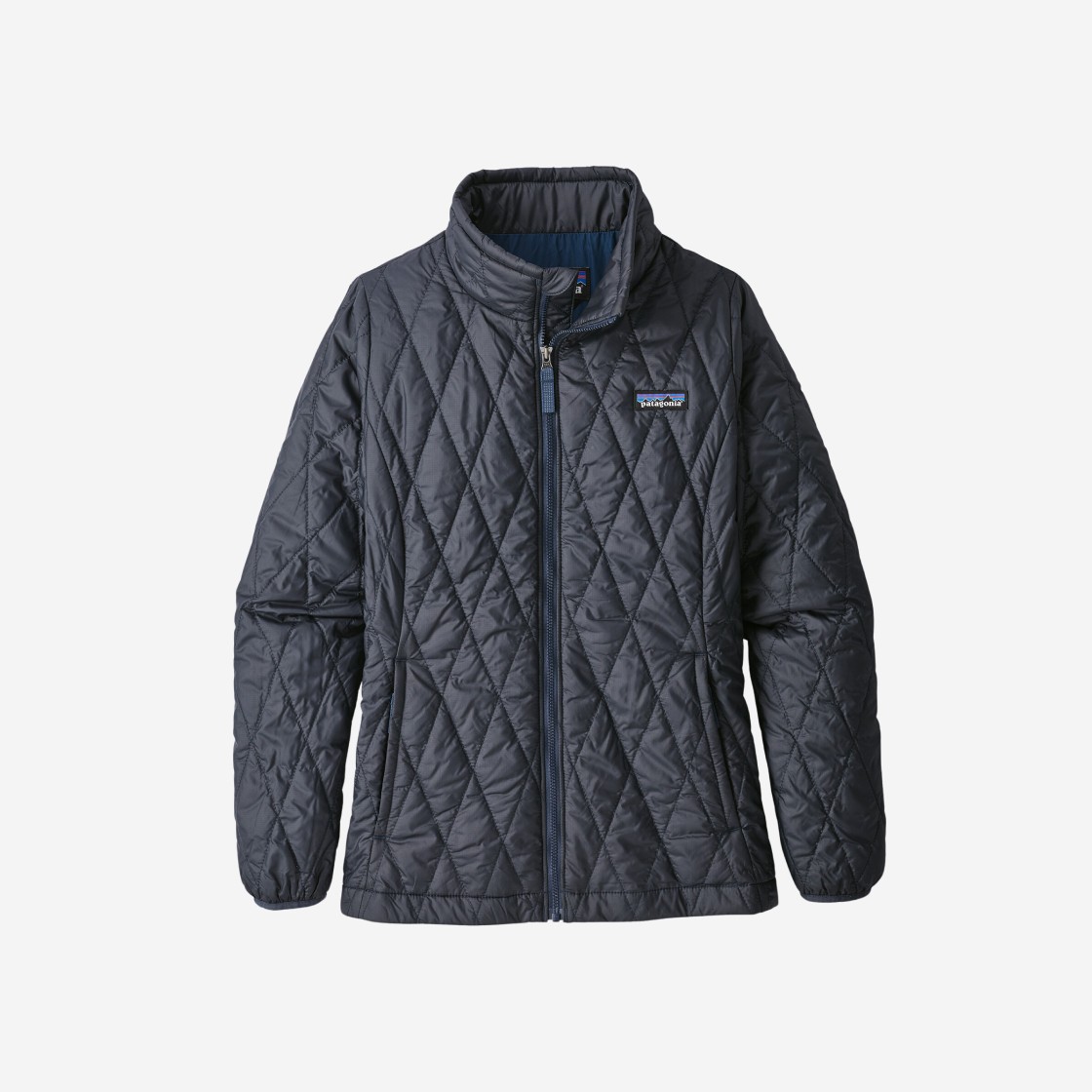 (Kids) Patagonia Nano Puff Diamond Quilted Jacket Smolder Blue 상세 이미지 1