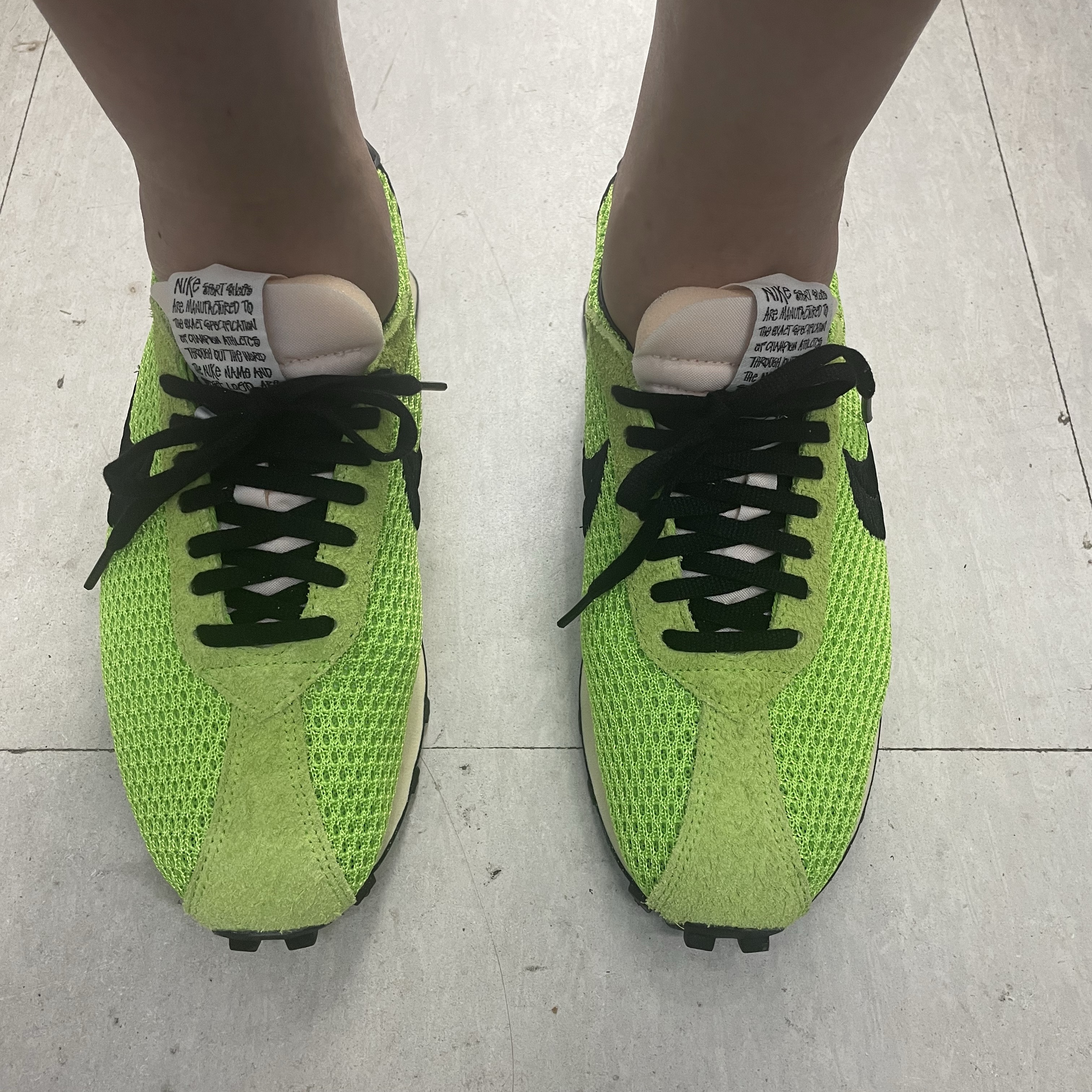 Nike x Stussy LD-1000 SP Action Green and Black 착용 스타일 - 2