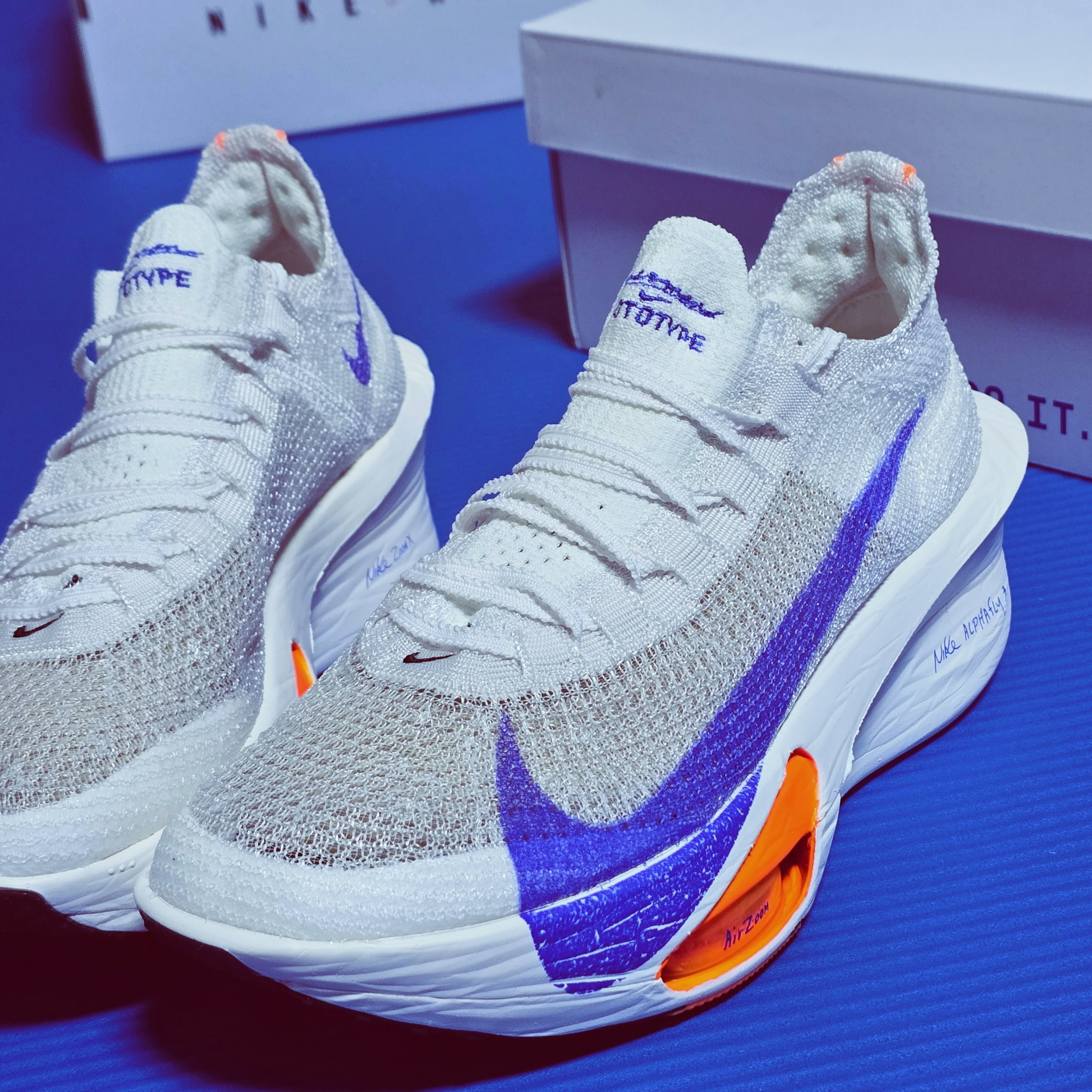 Nike Air Zoom Alphafly Next% 3 Blueprint 착용 스타일 - 1