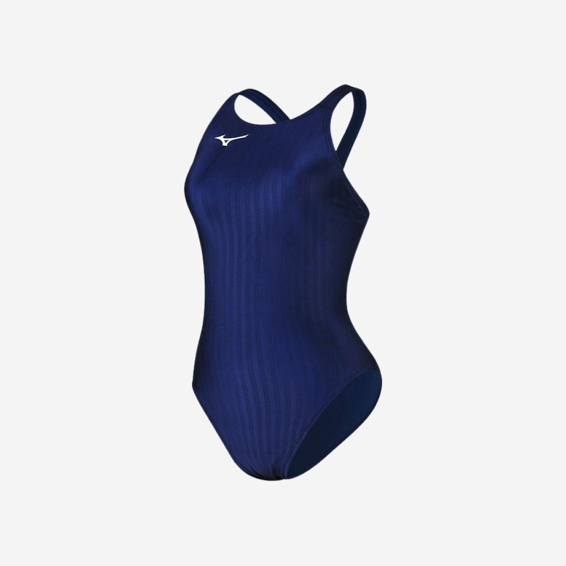 (W) Mizuno Stream Ace Solid Racer Back Tech Suit Swimsuit Navy 상세 이미지 1