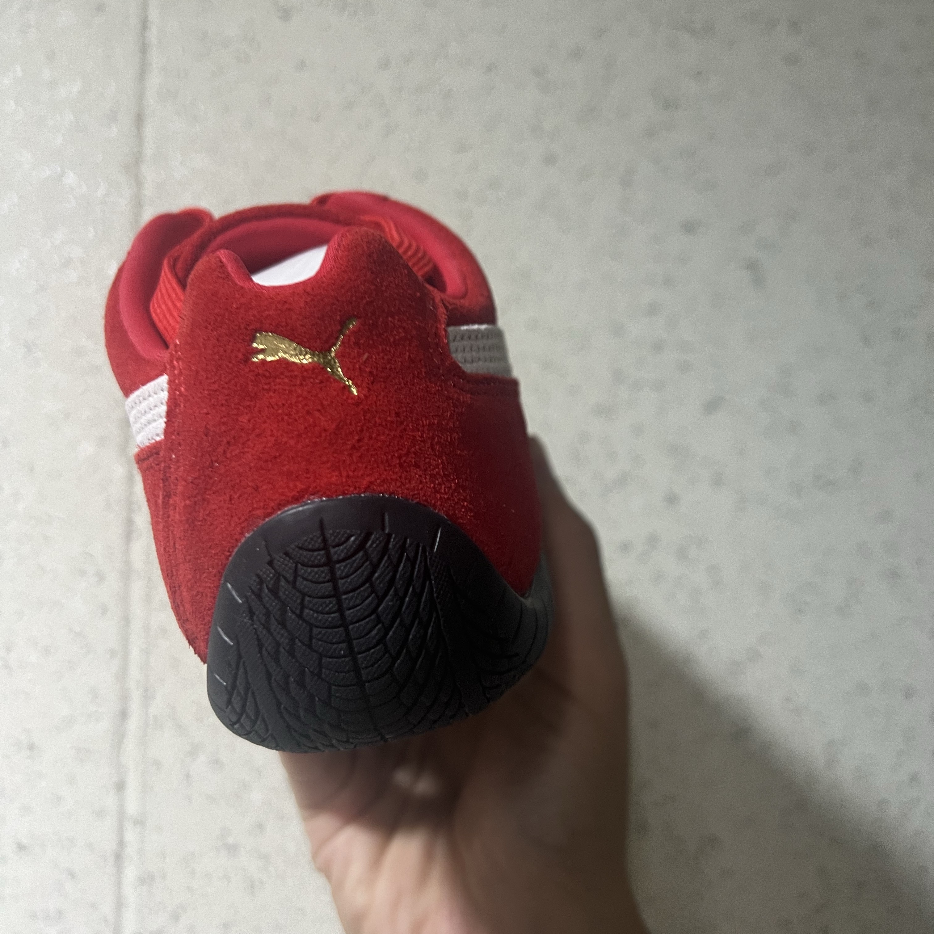 (W) Puma Speedcat OG Red White 착용 스타일 - 3