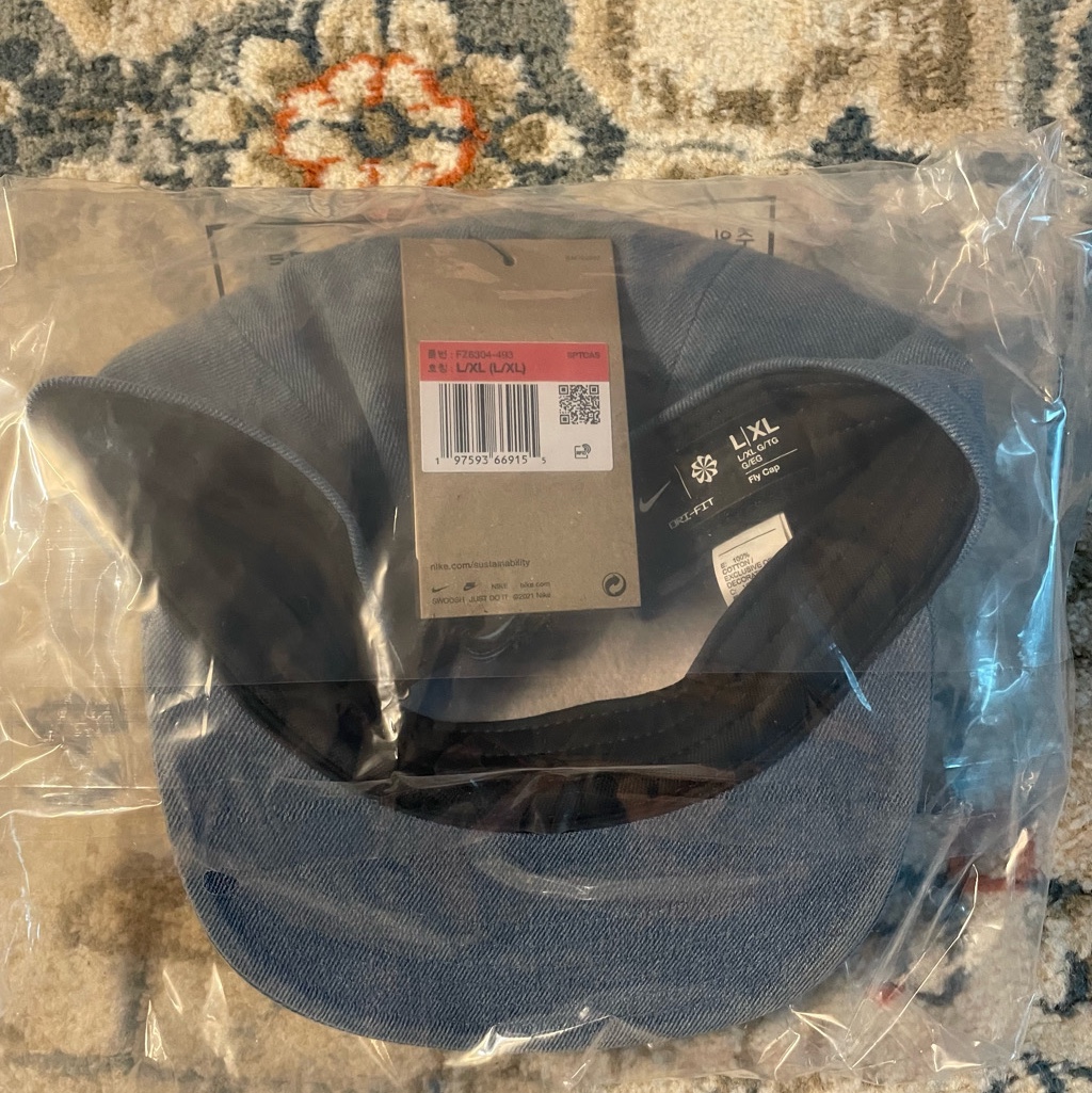 Nike Team USA Dri-Fit Fly Denim Cap Ashen Slate 착용 스타일 - 2