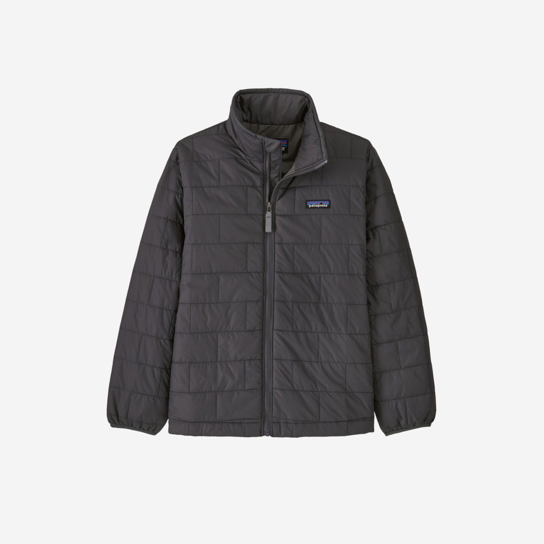 (Kids) Patagonia Nano Puff Brick Quilted Jacket Forge Grey W Noble Grey 상세 이미지 1