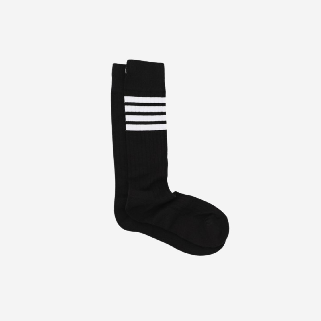 Thom Browne 4-Bar Sport Sock Black 상세 이미지 1