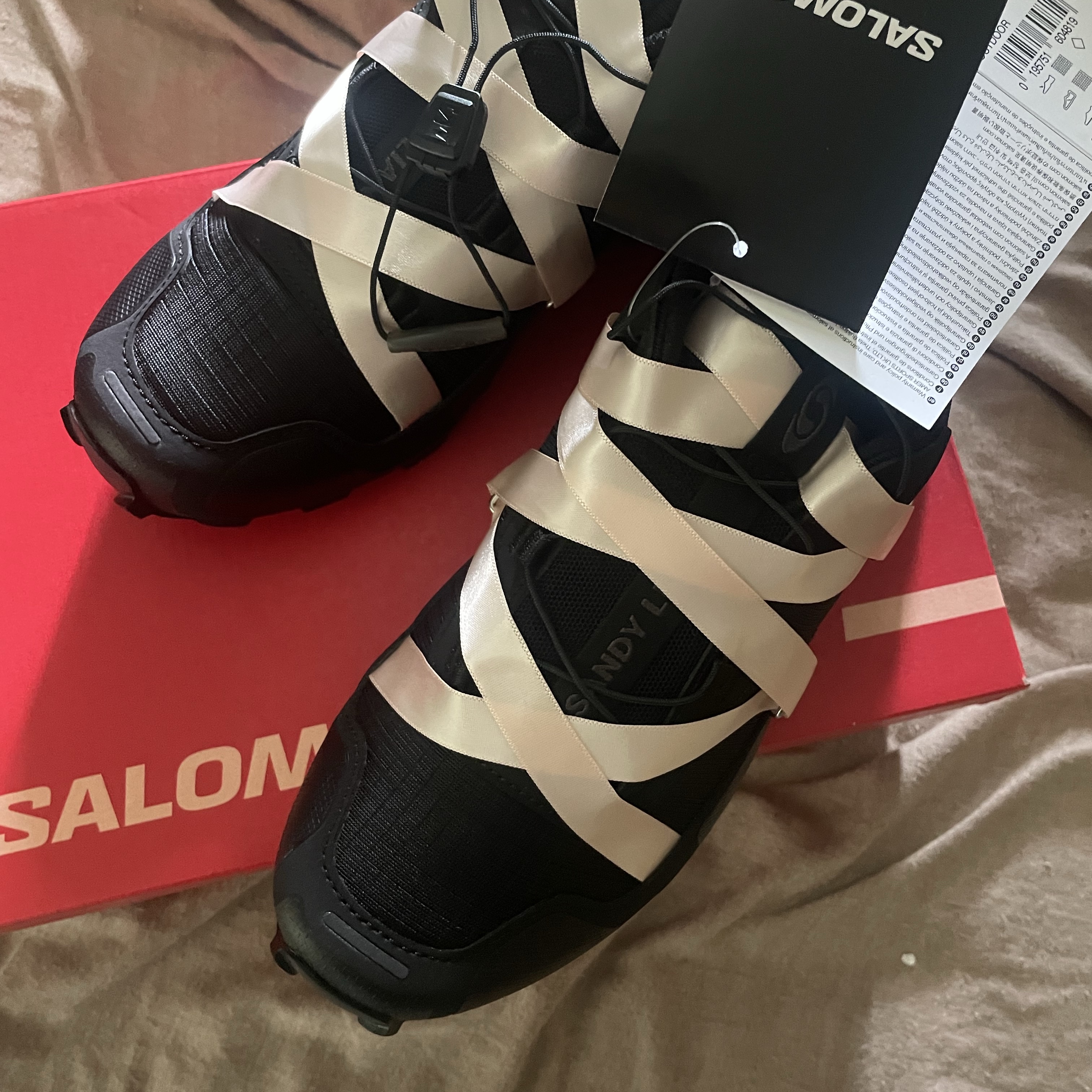 Salomon x Sandy Liang Speedcross 3 Ribbon, Salomon x Sandy Liang RX Marie Jeanne Black ์ฐฉ์ฉ ์คํ์ผ - 2