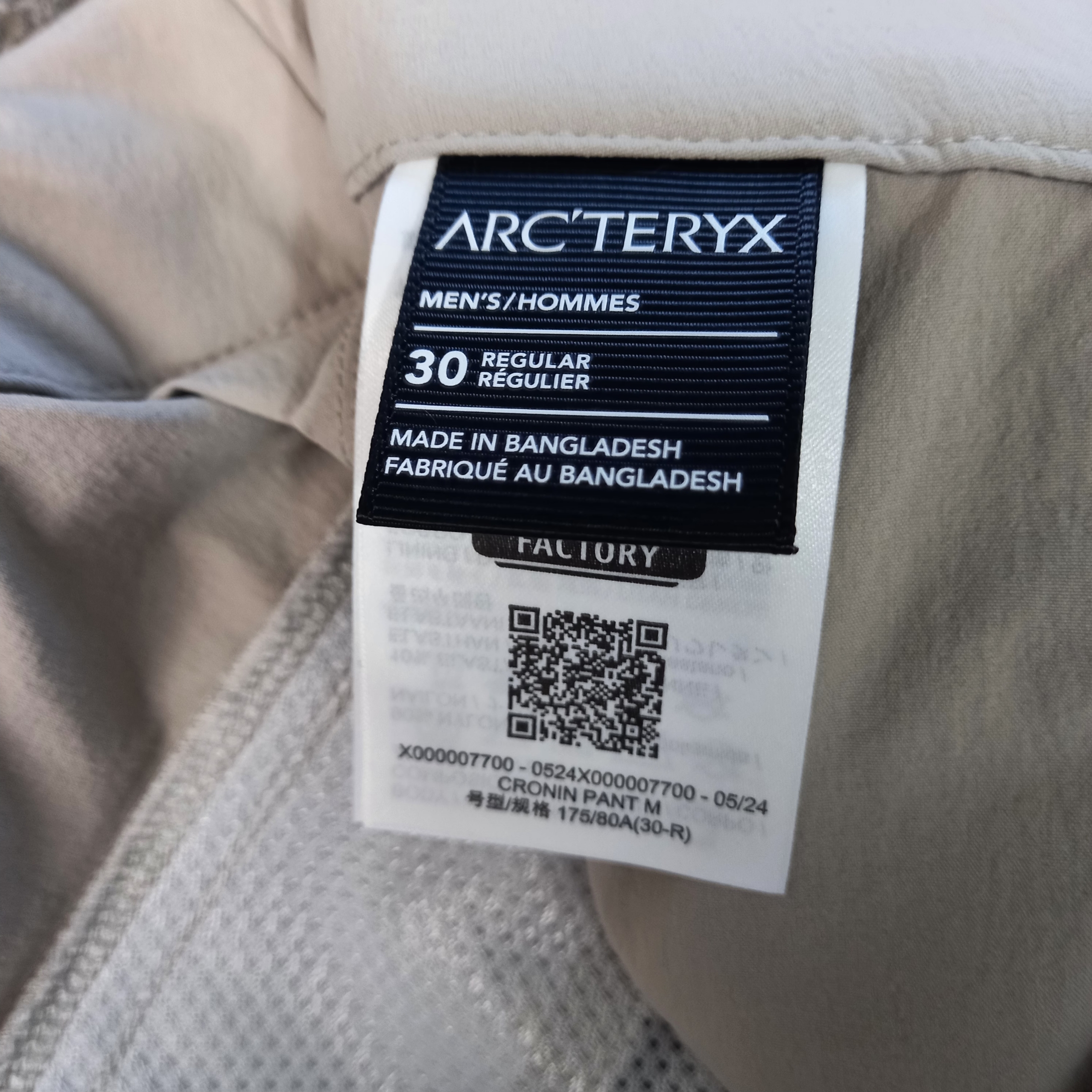 Arc'teryx Cronin Pants Rune 착용 스타일 - 6