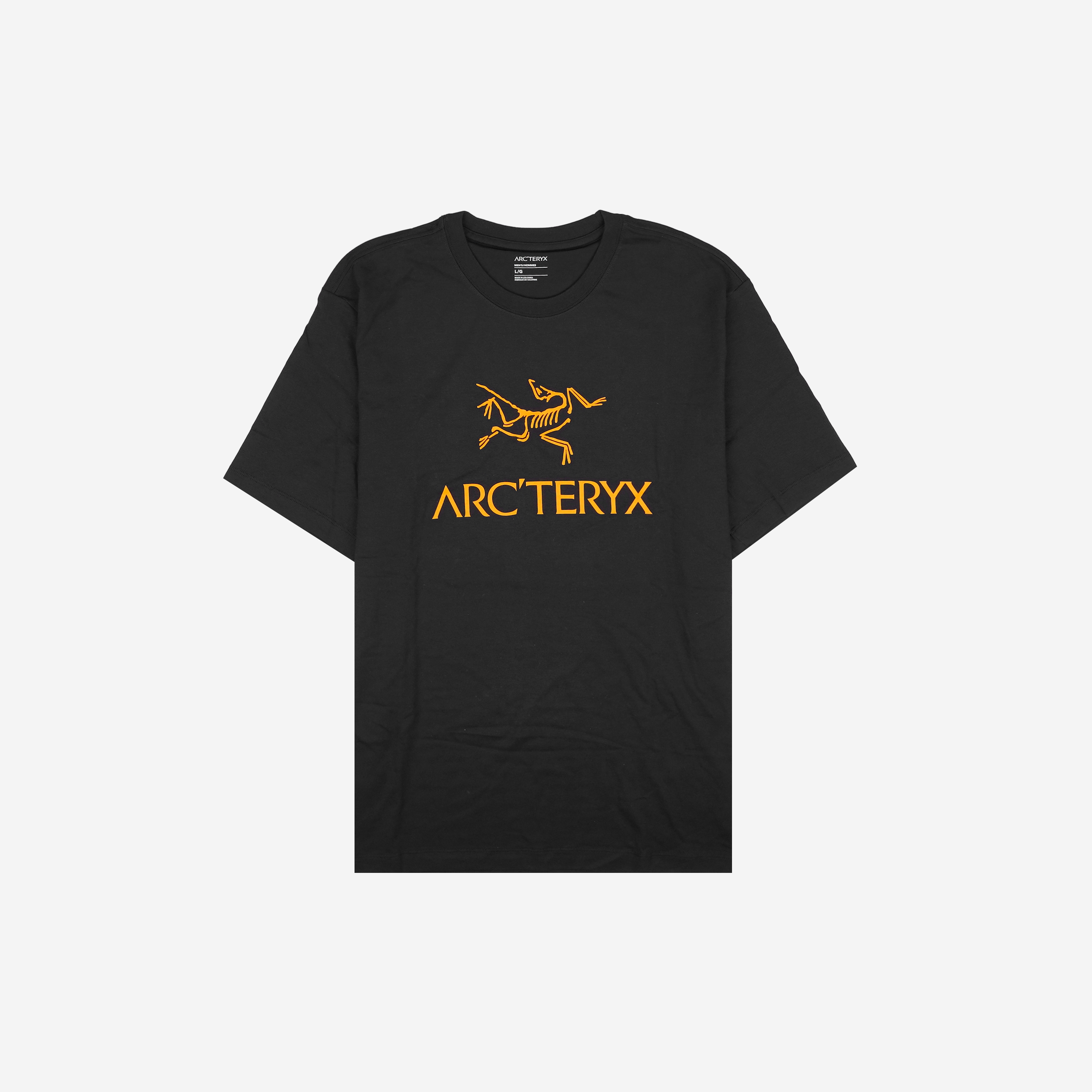 아크테릭스 아크워드 로고 SS 티셔츠 블랙 2(Arc'teryx Arc'word Logo SS T-Shirt Black II)