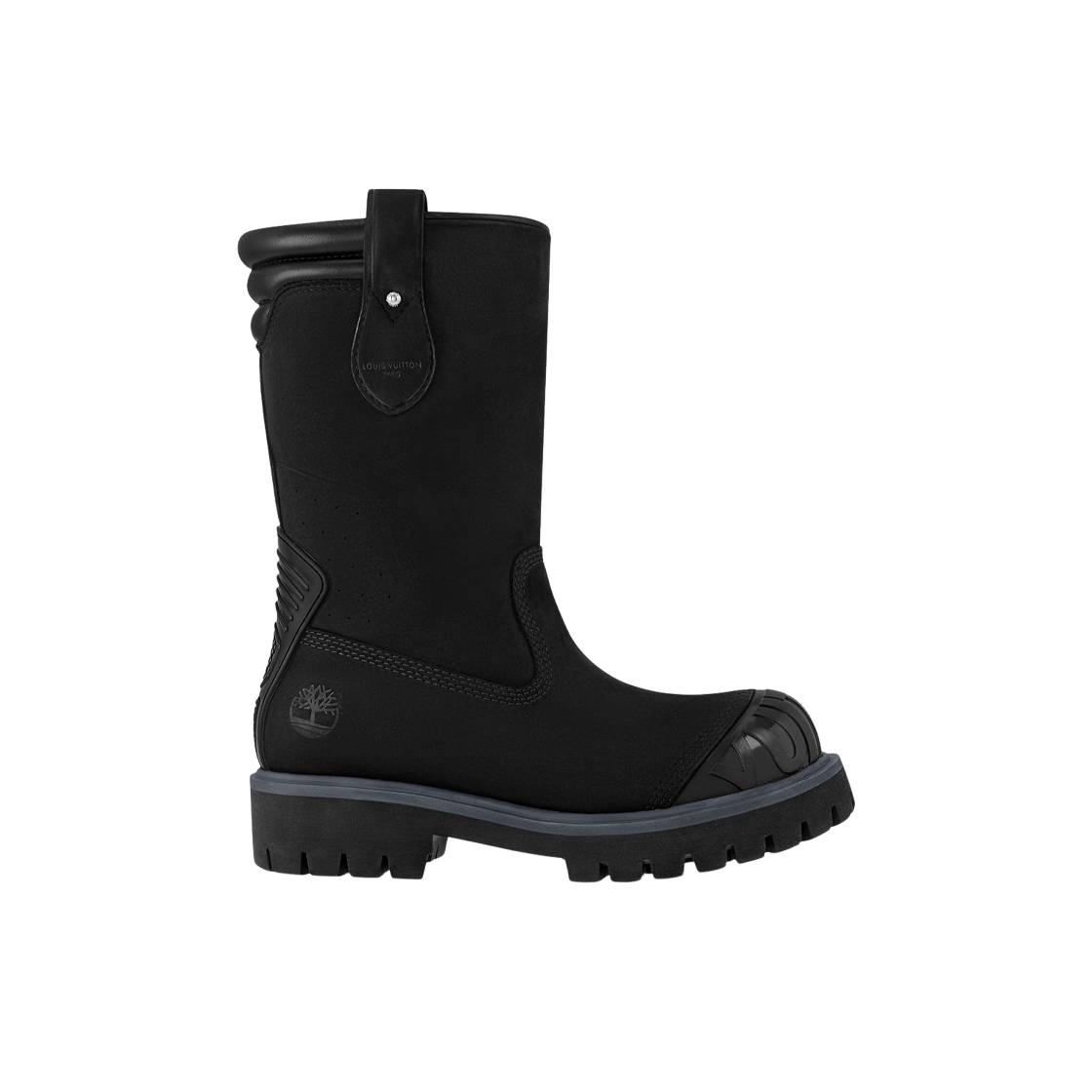 Louis Vuitton x Timberland Mid Boot Black 상세 이미지 1