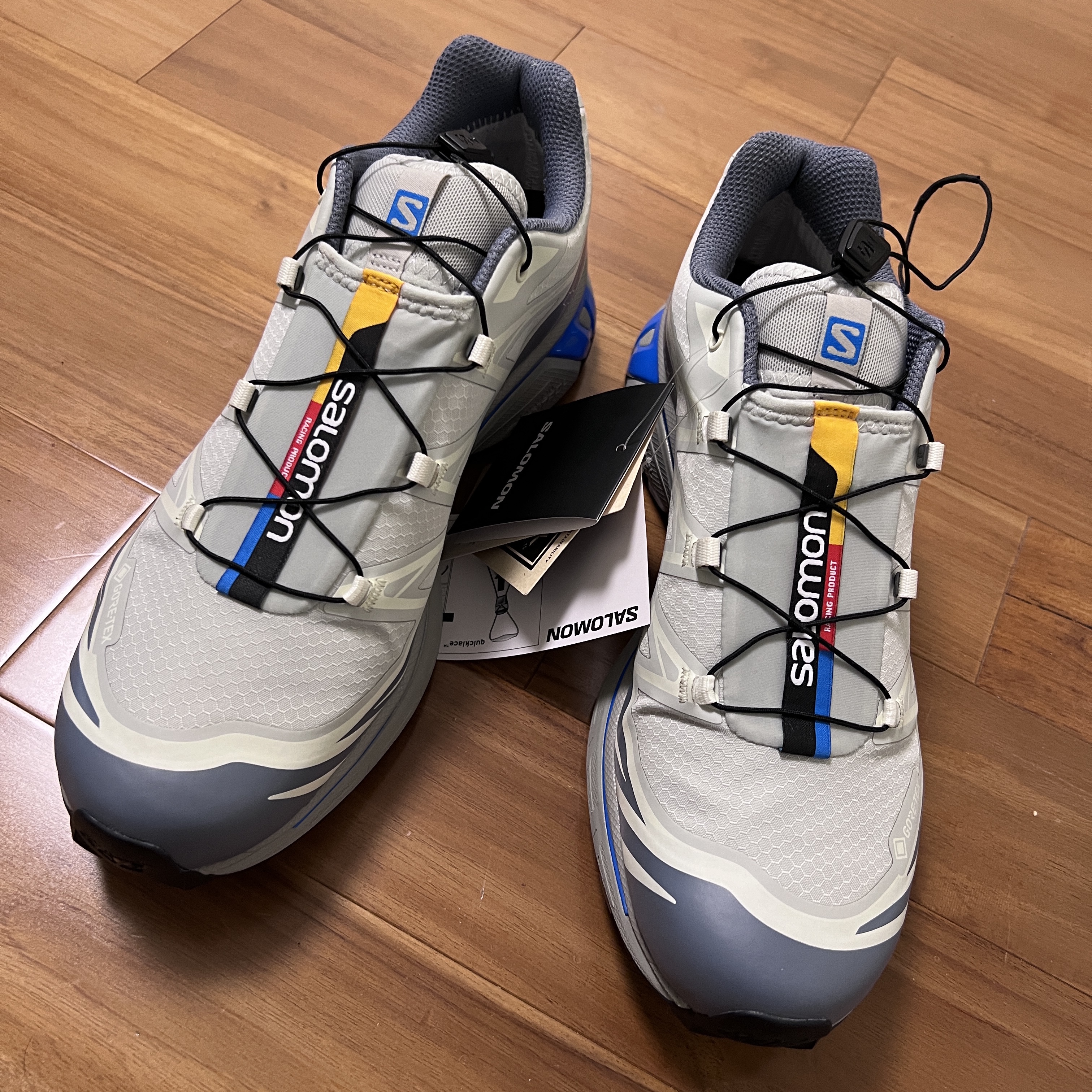 Salomon XT-6 GTX Metal Flint Stone 착용 스타일