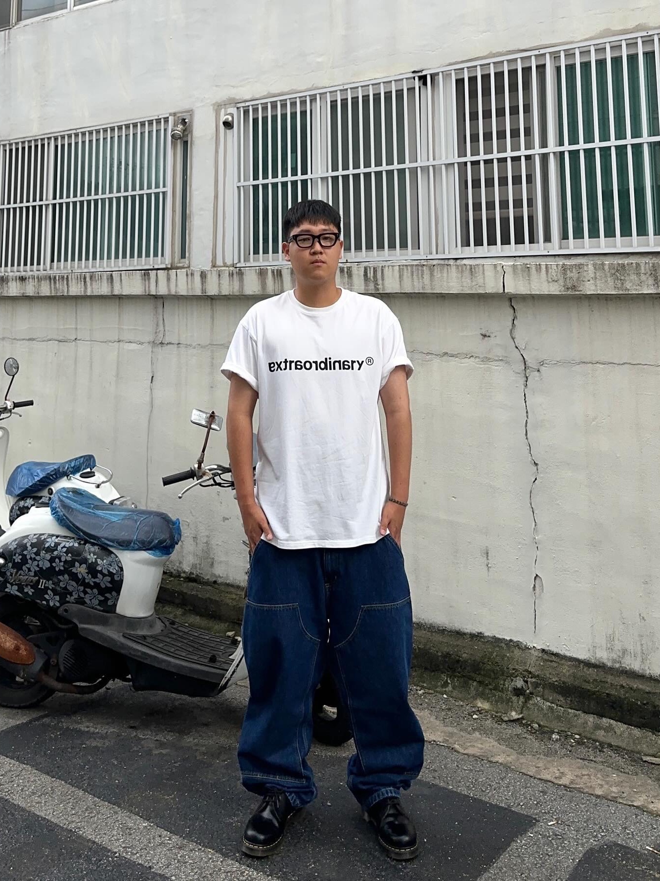 Effector x Diet Butcher Slim Skin Dirt Black 착용 스타일