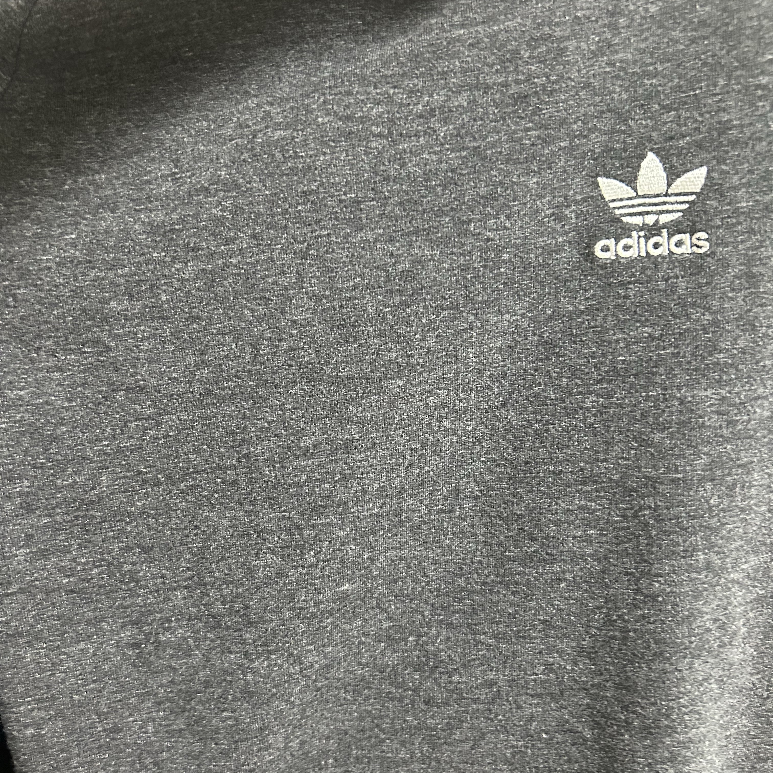 (W) Adidas 3S Slim Reglan T-Shirt Black Melange - KR Sizing 착용 스타일